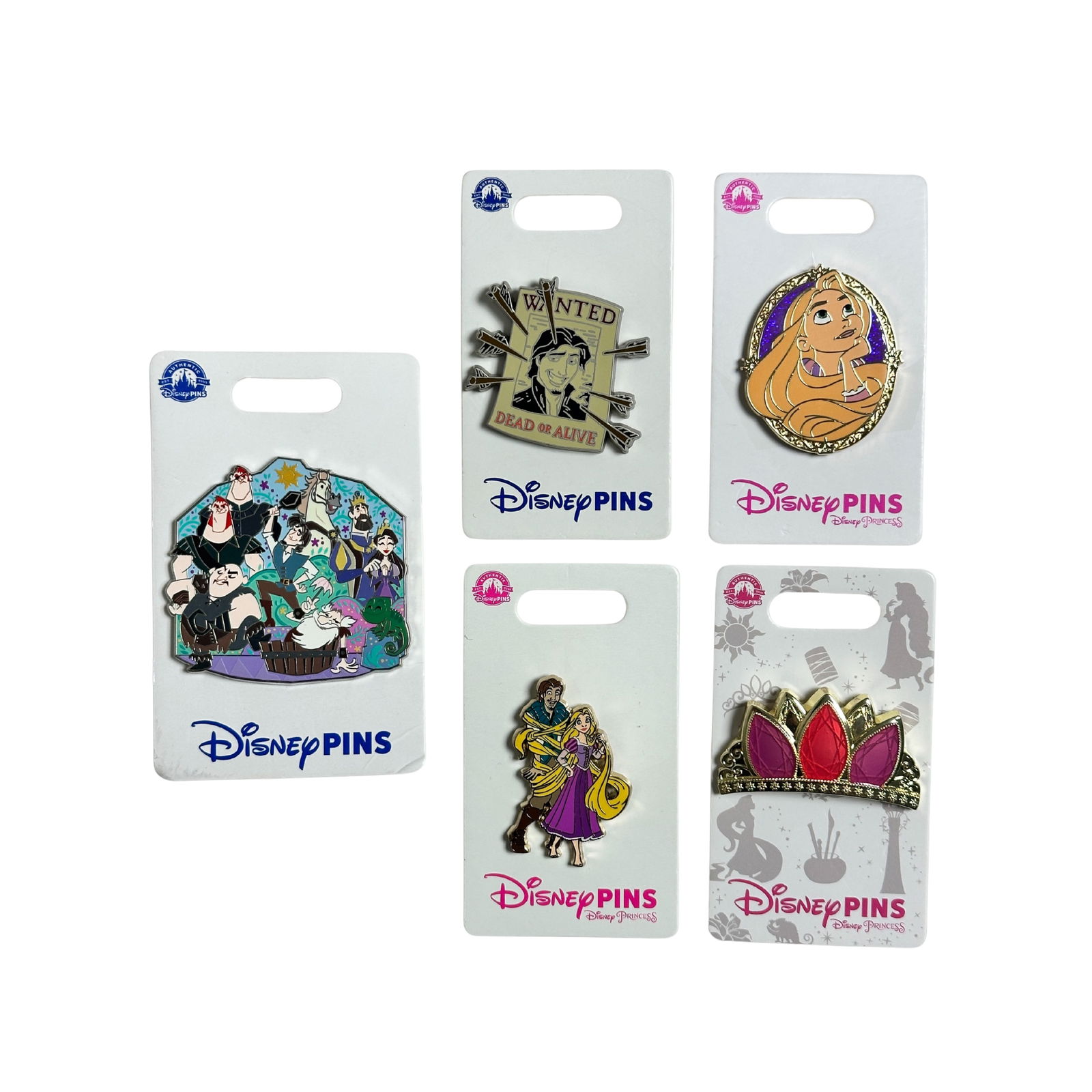 Disney Parks Tangled Rapunzel Pin Lot Of 5 (1 of 3)