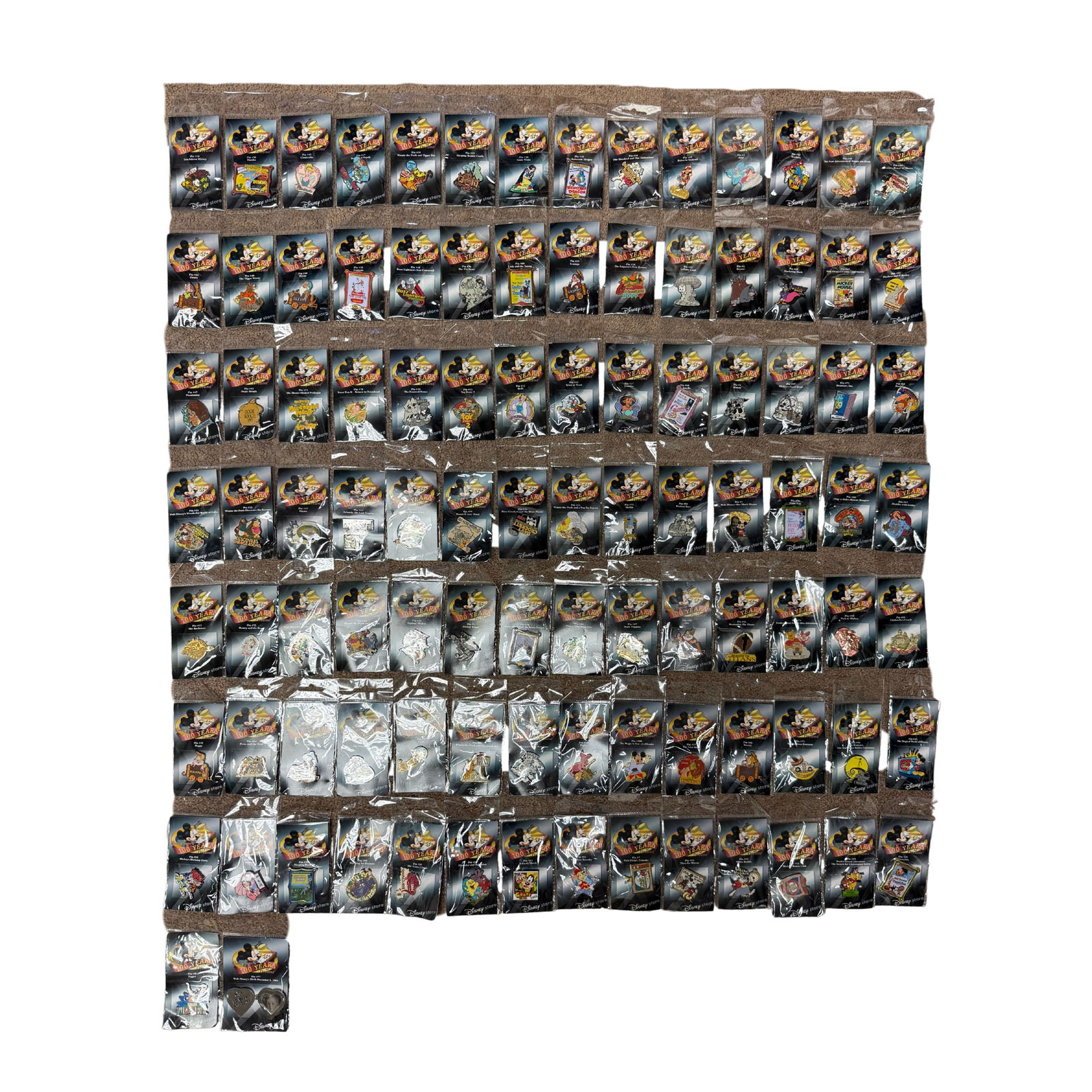 Walt Disney World 100 Years Of Dreams Pin Set Of 100 (1 of 5)