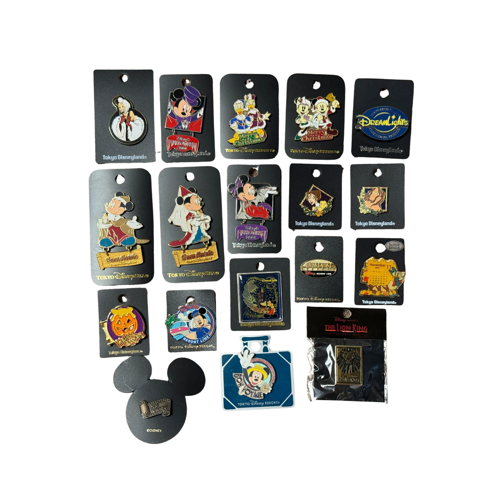 Disney Assorted Pin Lot Of 18 Seasonal Holiday (1 of 3)
