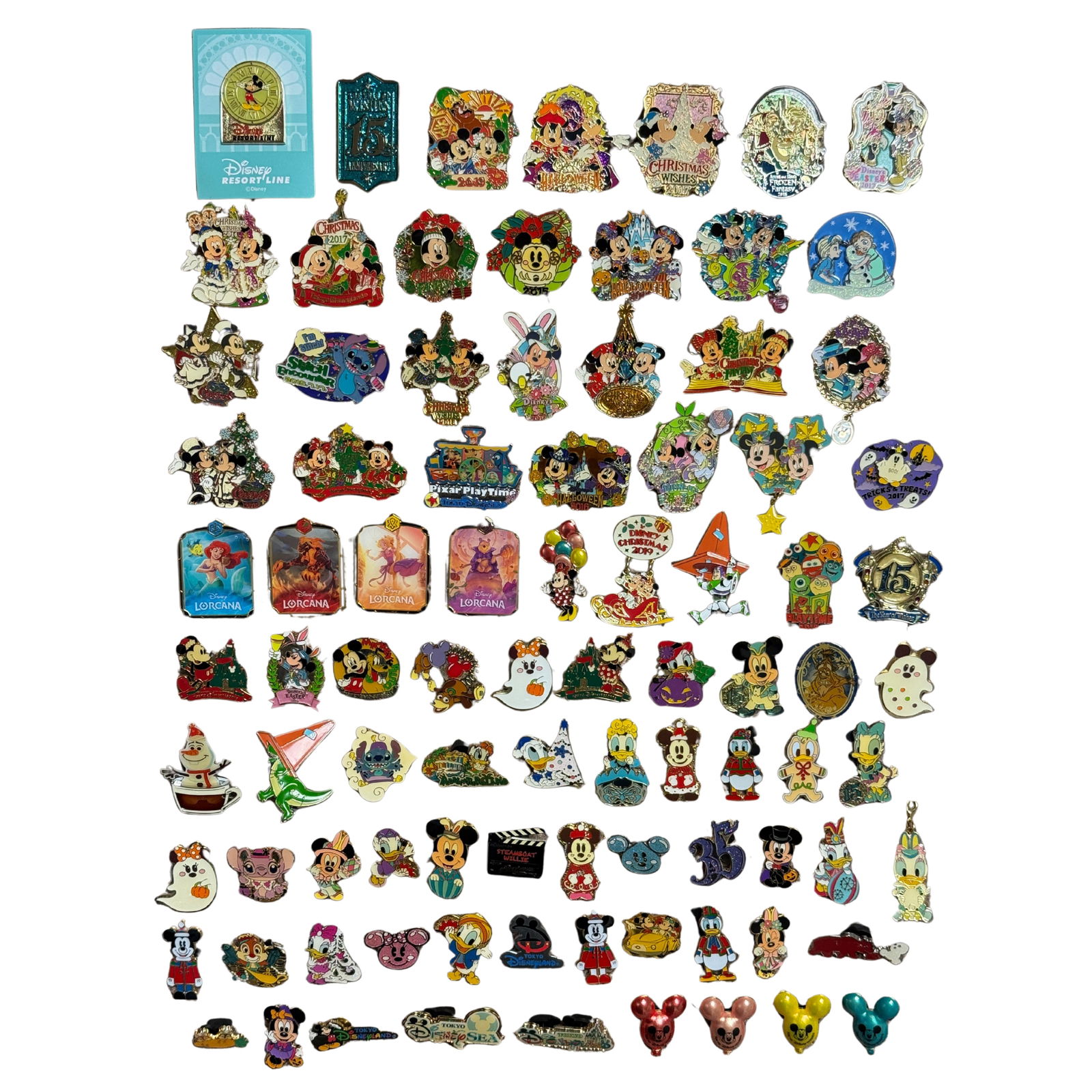 Disney Assorted Holiday Occasion Pin Lot Of 90 (1 of 5)