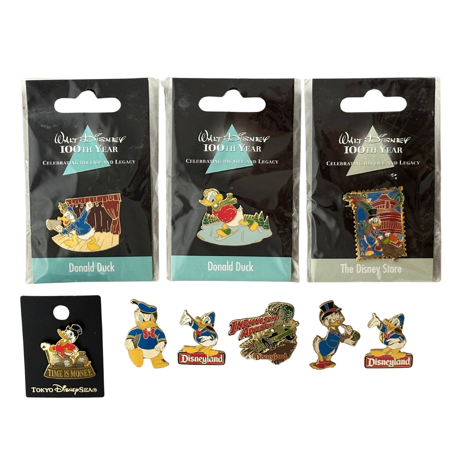 Disney Donald & Scrooge McDuck Assorted Pin Lot Of 9: Disney Donald & Scrooge McDuck Assorted Pin Lot Of 9. These feature Donald Duck And Scrooge McDuck.*******FREE SHIPPING*******