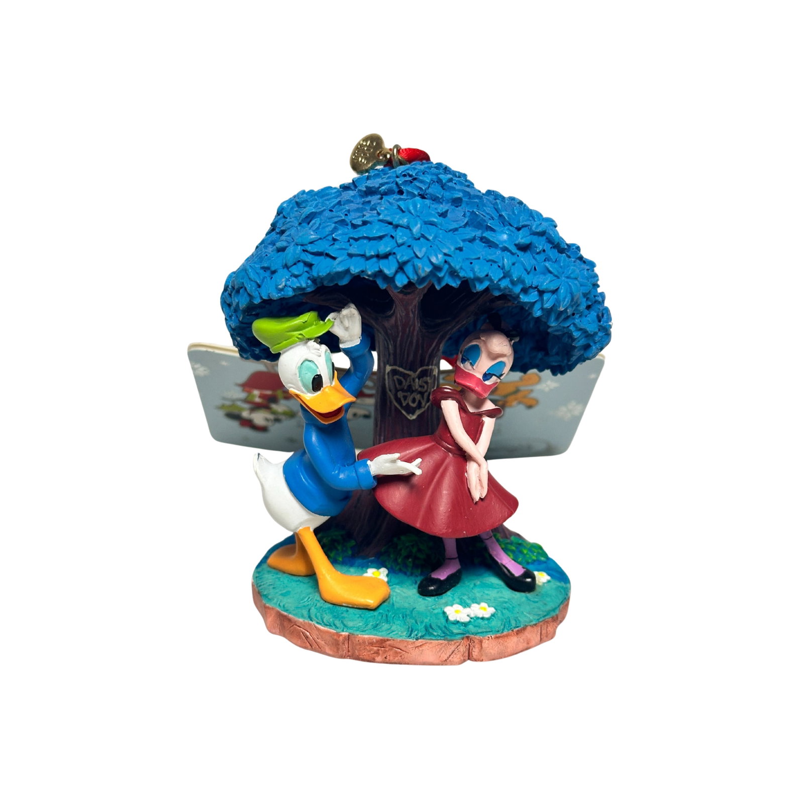 Disney Donald & Daisy Duck First Date Holiday Christmas Sketchbook Ornament: Disney Donald & Daisy Duck First Date Holiday Christmas Sketchbook Ornament. This features Donald and Daisy Duck. *******FREE SHIPPING*******