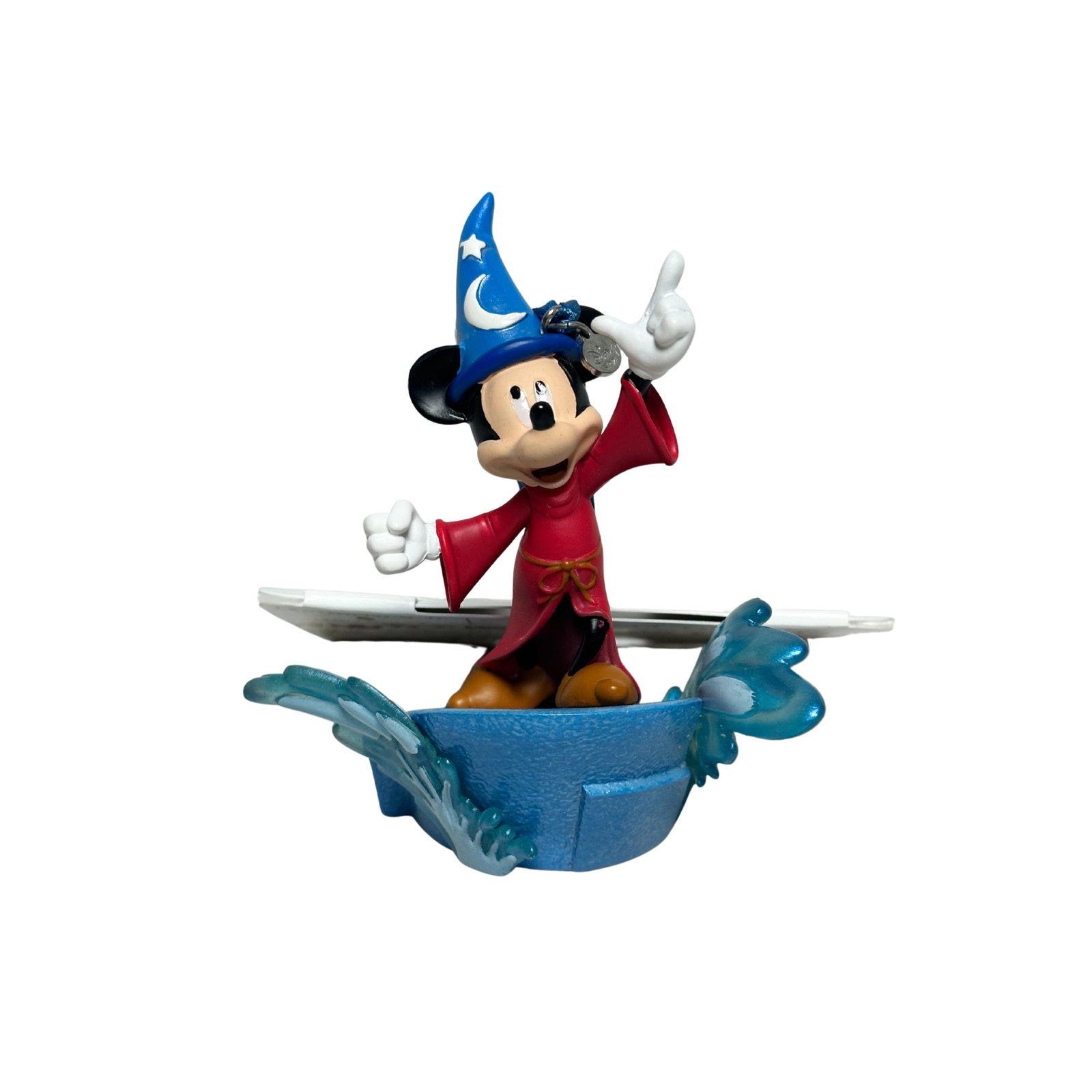 Disney Fantasia Sorcerer Mickey Light-Up Holiday Christmas Sketchbook Ornament: Disney Fantasia Sorcerer Mickey Light-Up Holiday Christmas Sketchbook Ornament. This features Sorcerer Mickey.*******FREE SHIPPING*******