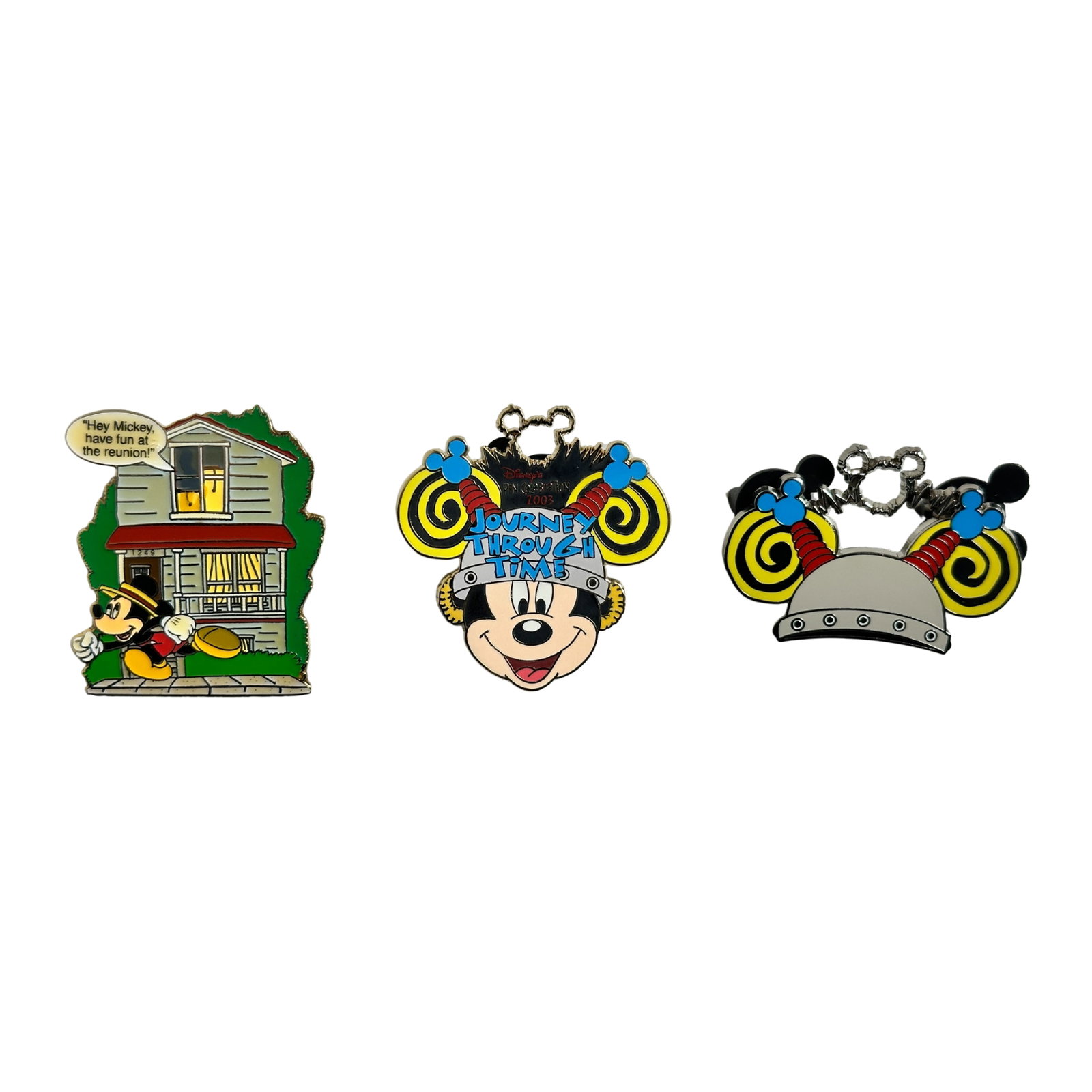 Disney Journey Through Time Pin Lot Of 3: Disney Journey Through Time Pin Lot Of 3. These feature Mickey Mouse. *******FREE SHIPPING*******