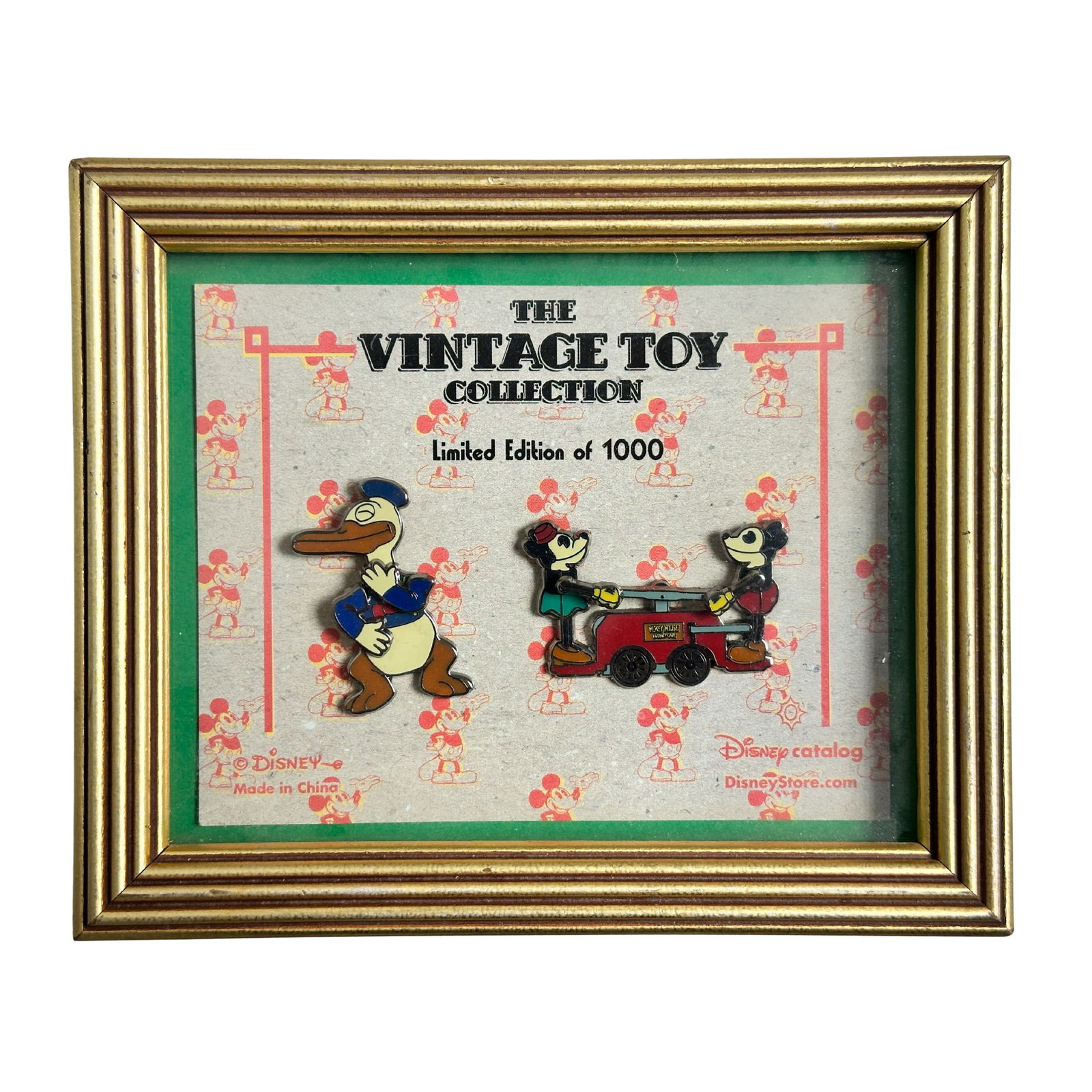 Disney Vintage Toy Collection Framed Pin Set Of 2 (1 of 3)