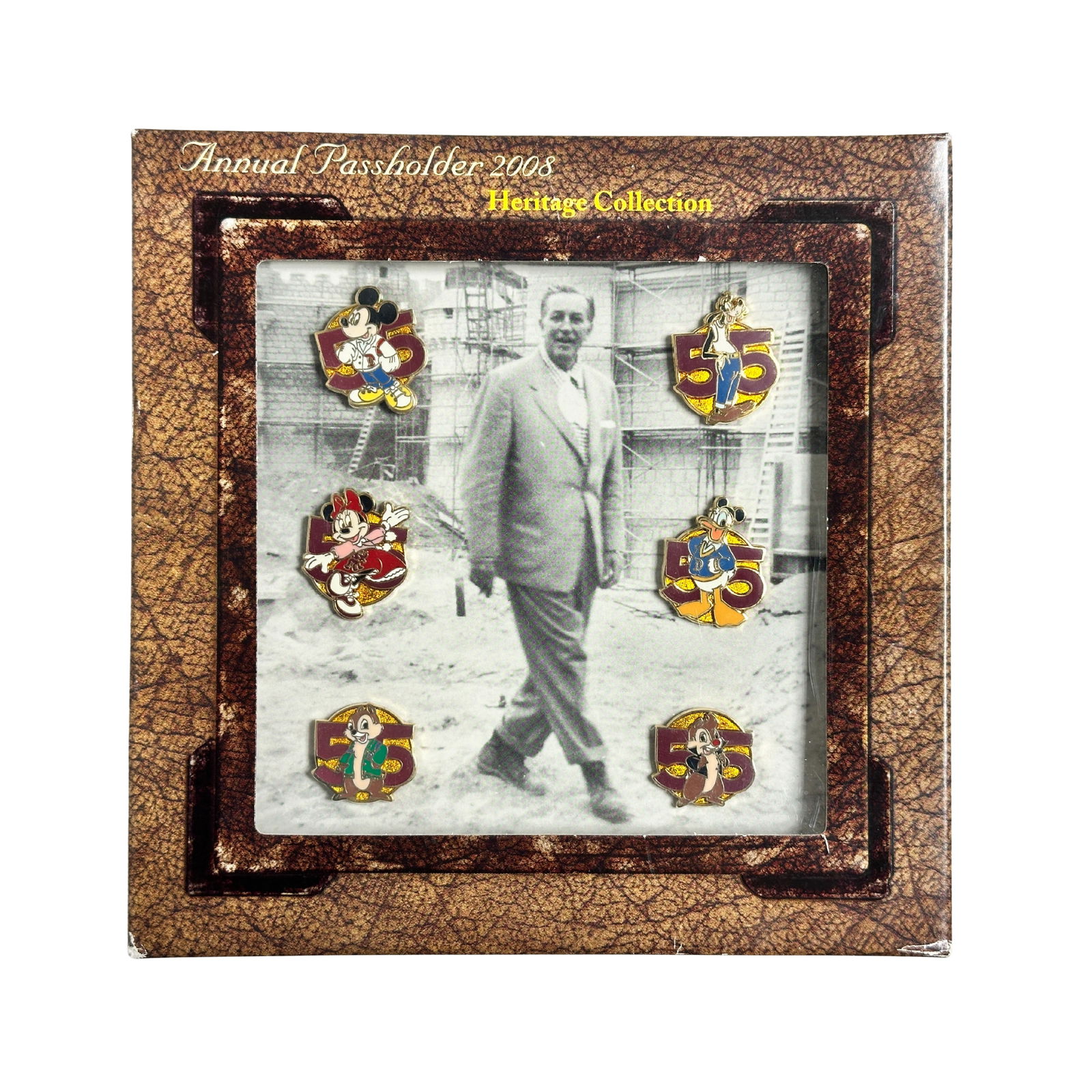 Disney Heritage Pin Collection Boxed Set Of 6 Pins (1 of 3)