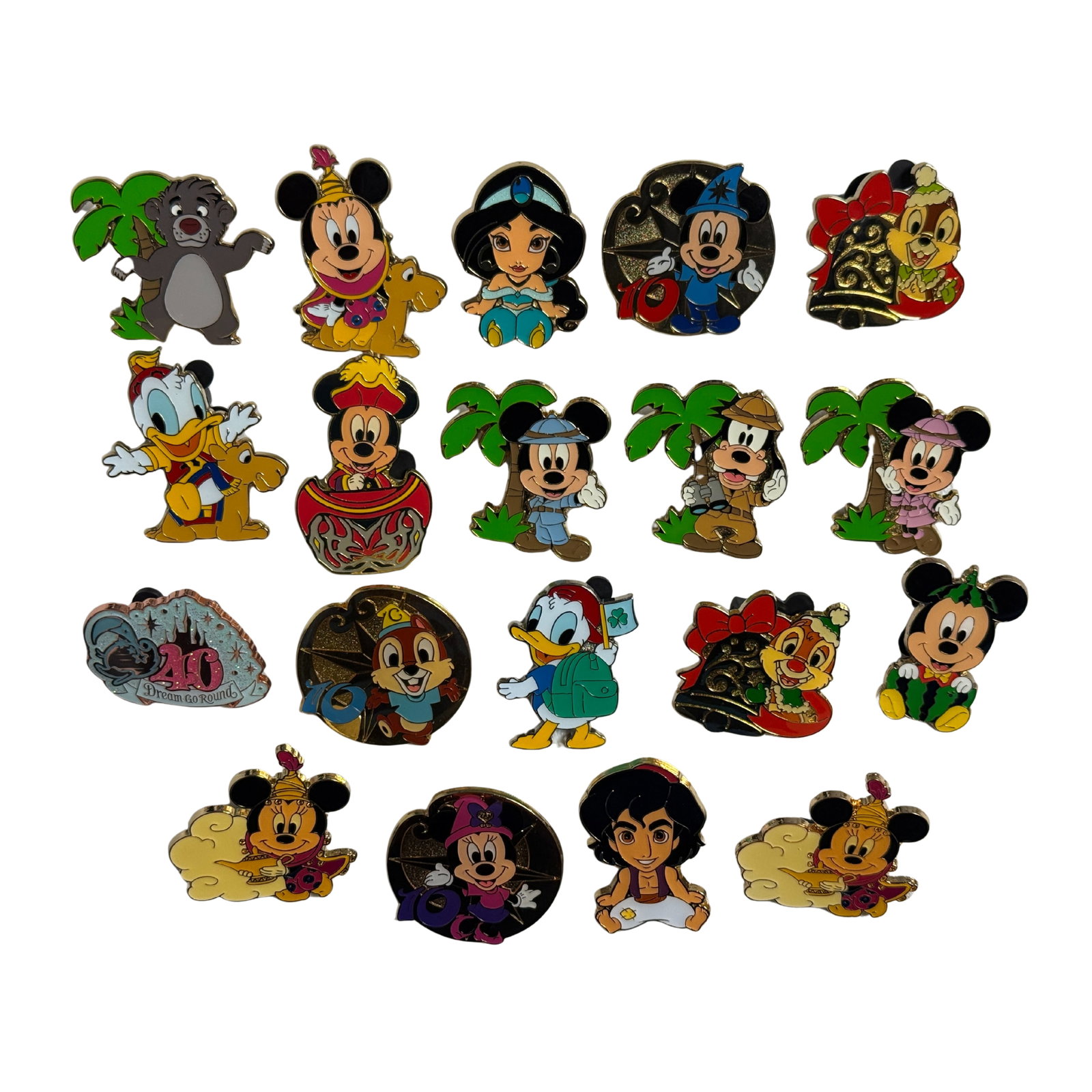 Disney Assorted Character Pin Lot Of 19 (1 of 4)