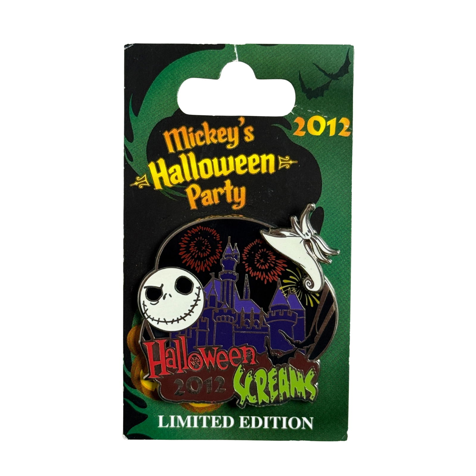 Disney Nightmare Before Christmas Mickey's Halloween Party Jack Skellington & Zero Pin (1 of 2)