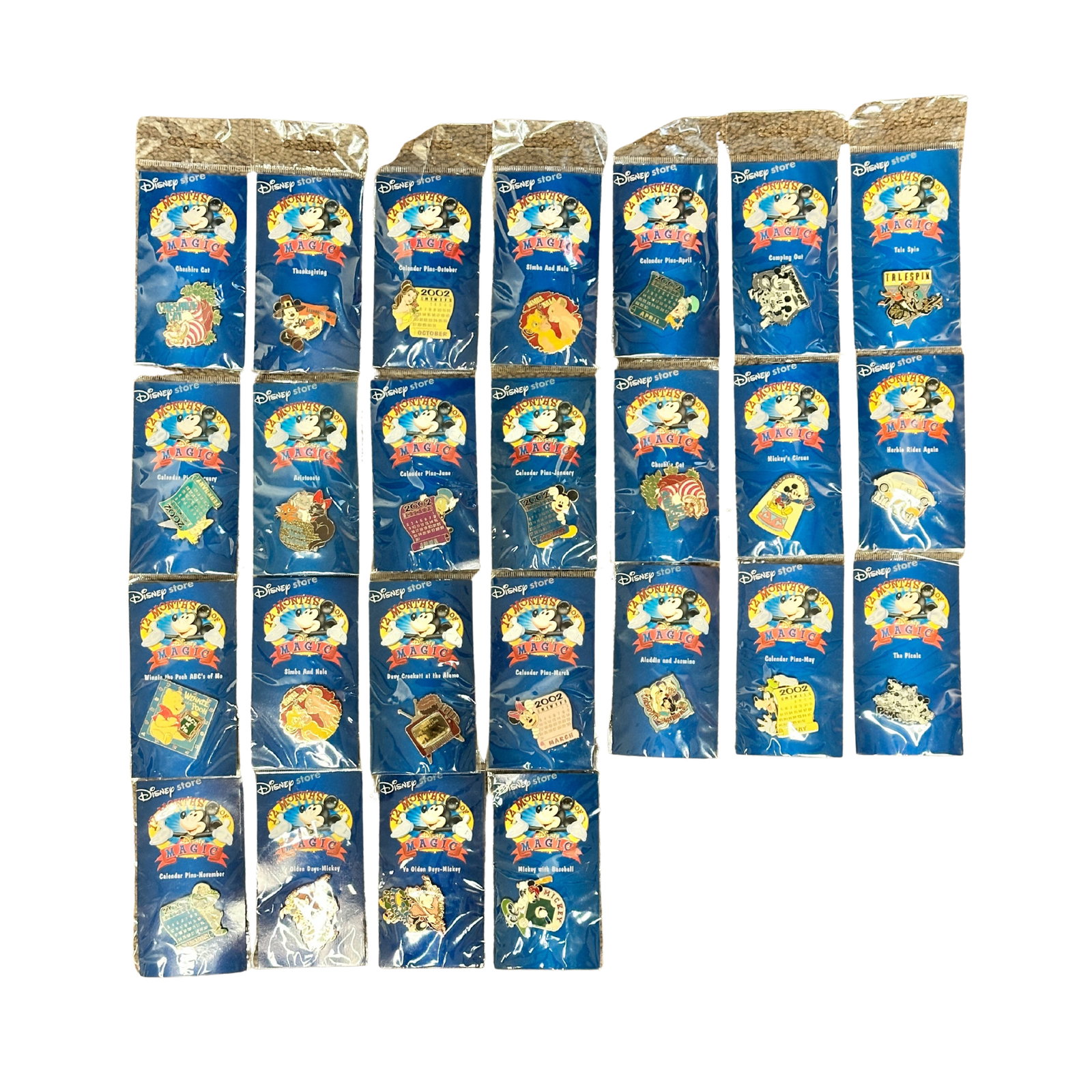 Disney Store 12 Months Of Disney Magic Assorted Pin Lot Of 25 (1 of 3)