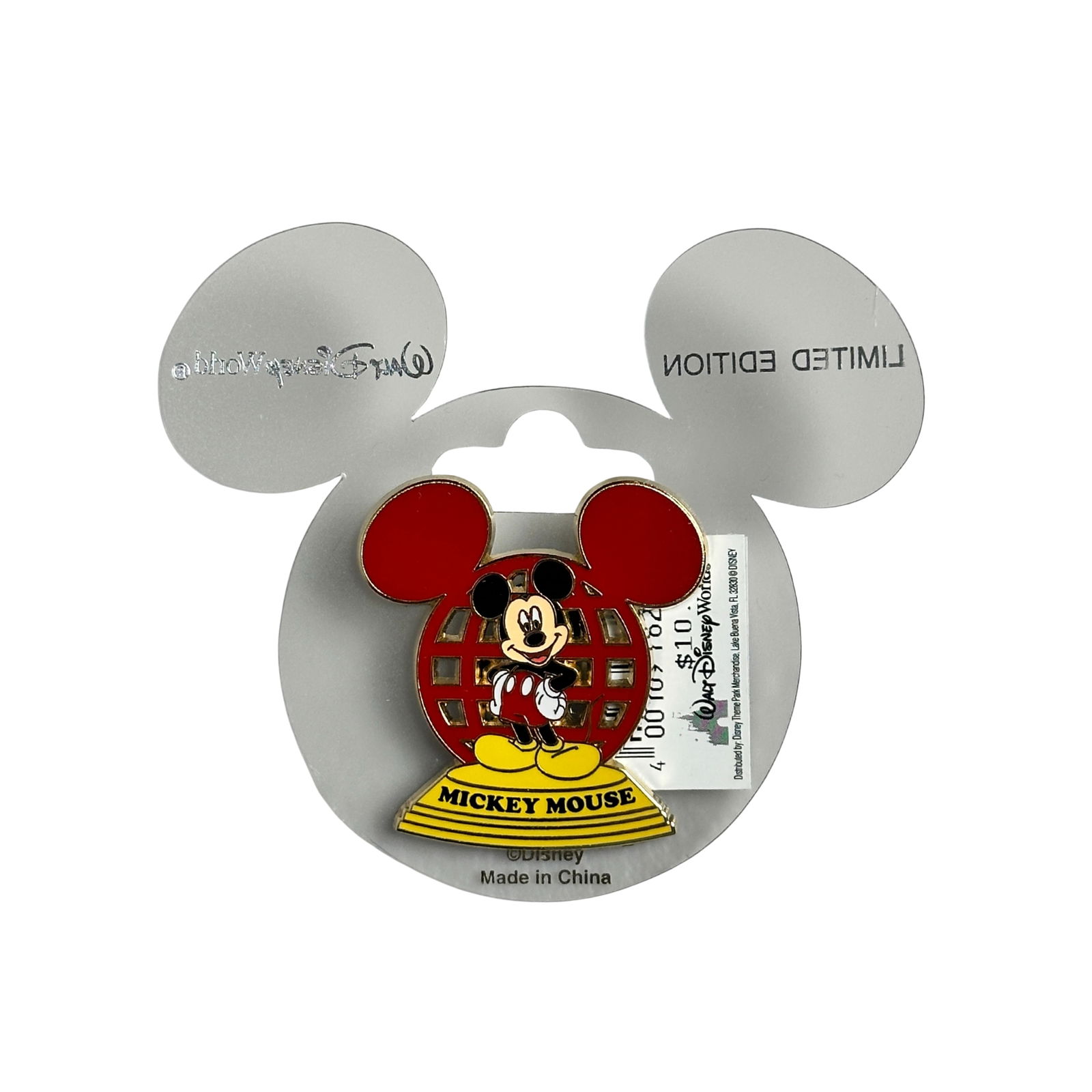 Walt Disney World Resort Mickey Mouse Ear Globe Pin (1 of 2)