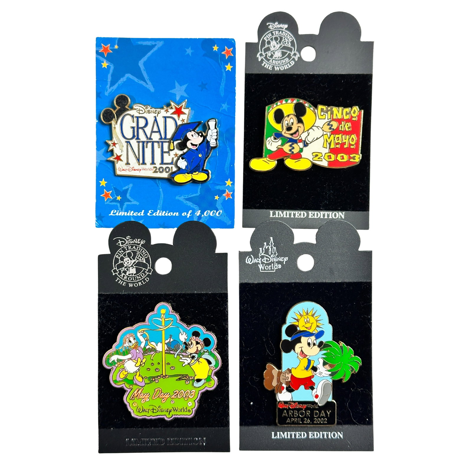 Disney Mickey Special Occasion Pin Lot Of 4 (1 of 4)