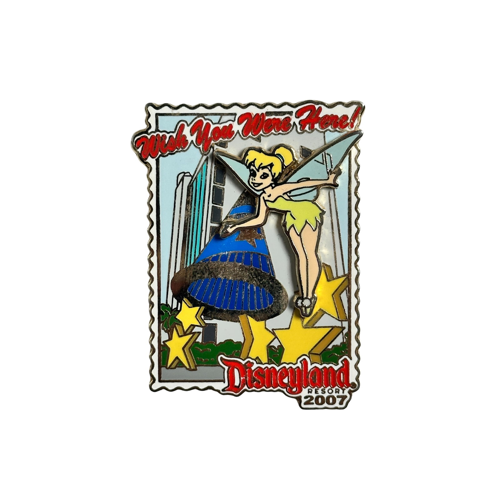 Disney Parks Disneyland Wish You Were Here Tinker Bell Pin (1 of 2)