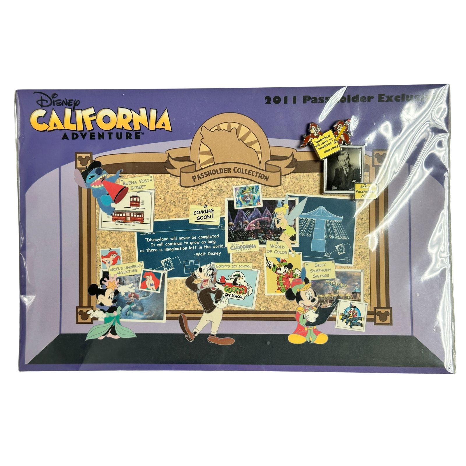 Disney California Passholder Collection Walt Disney Pin (1 of 3)
