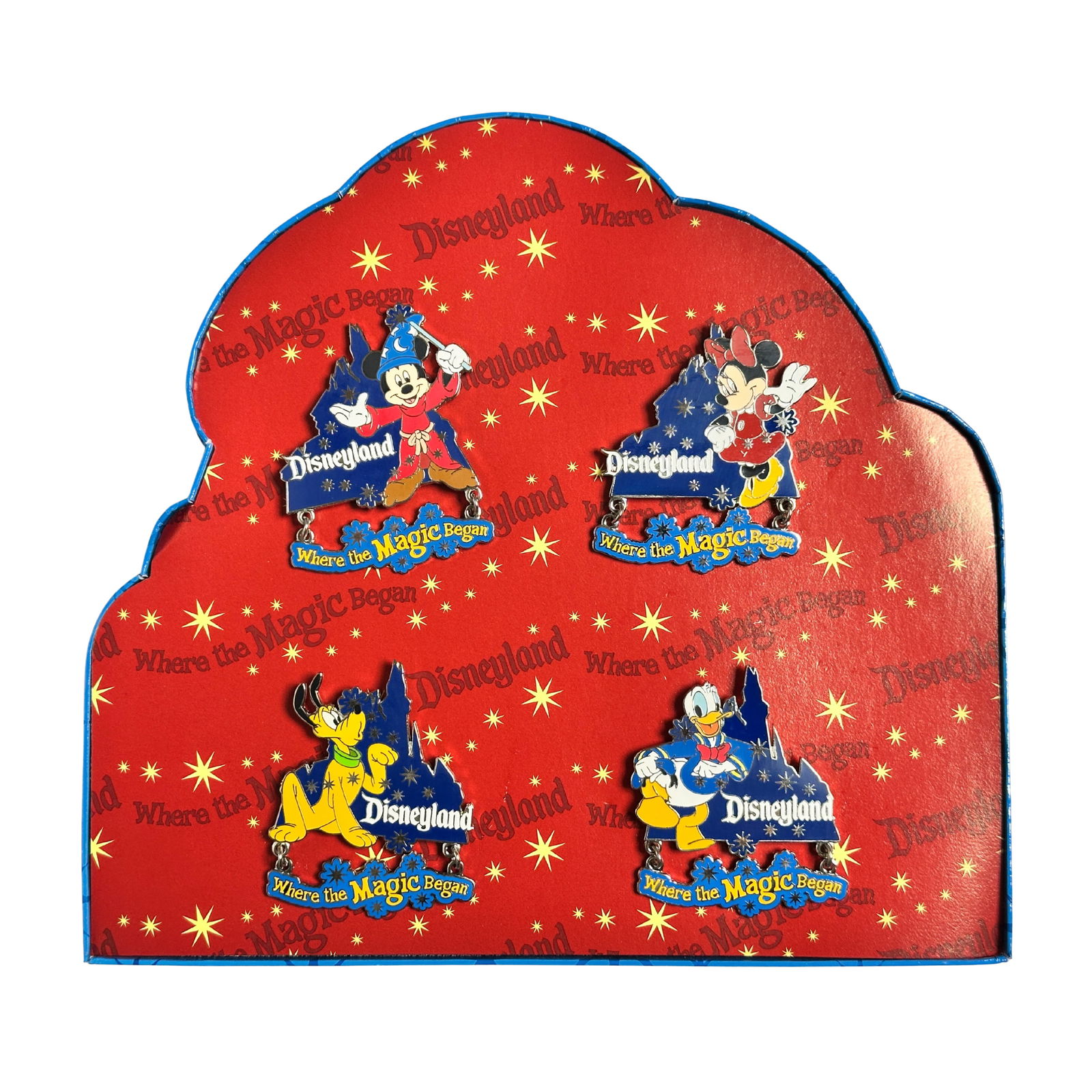 Disneyland "Where The Magic Began" Boxed Pin Set Of 4 (1 of 3)