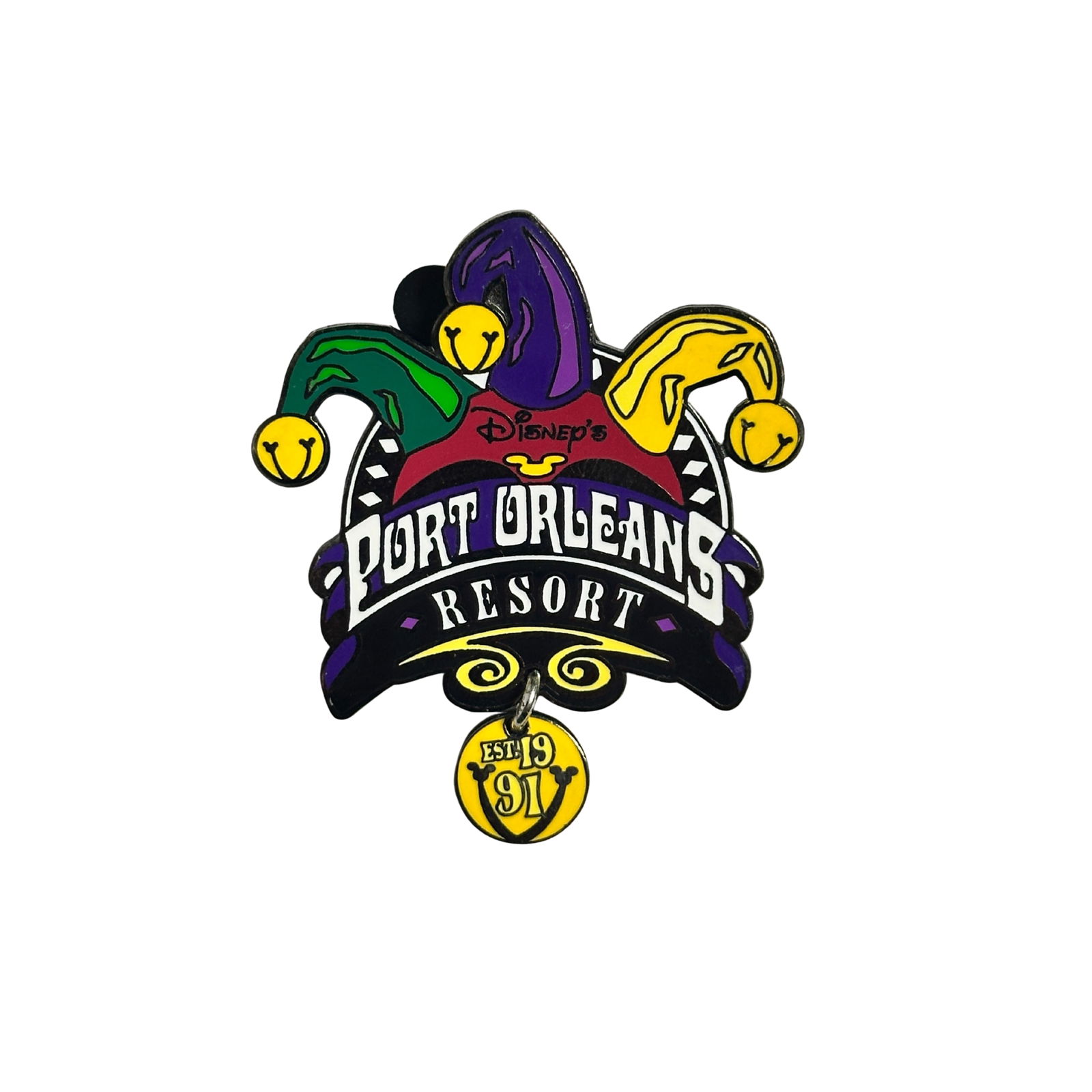 Disney Port Orleans Resort Jester Hat Pin (1 of 2)