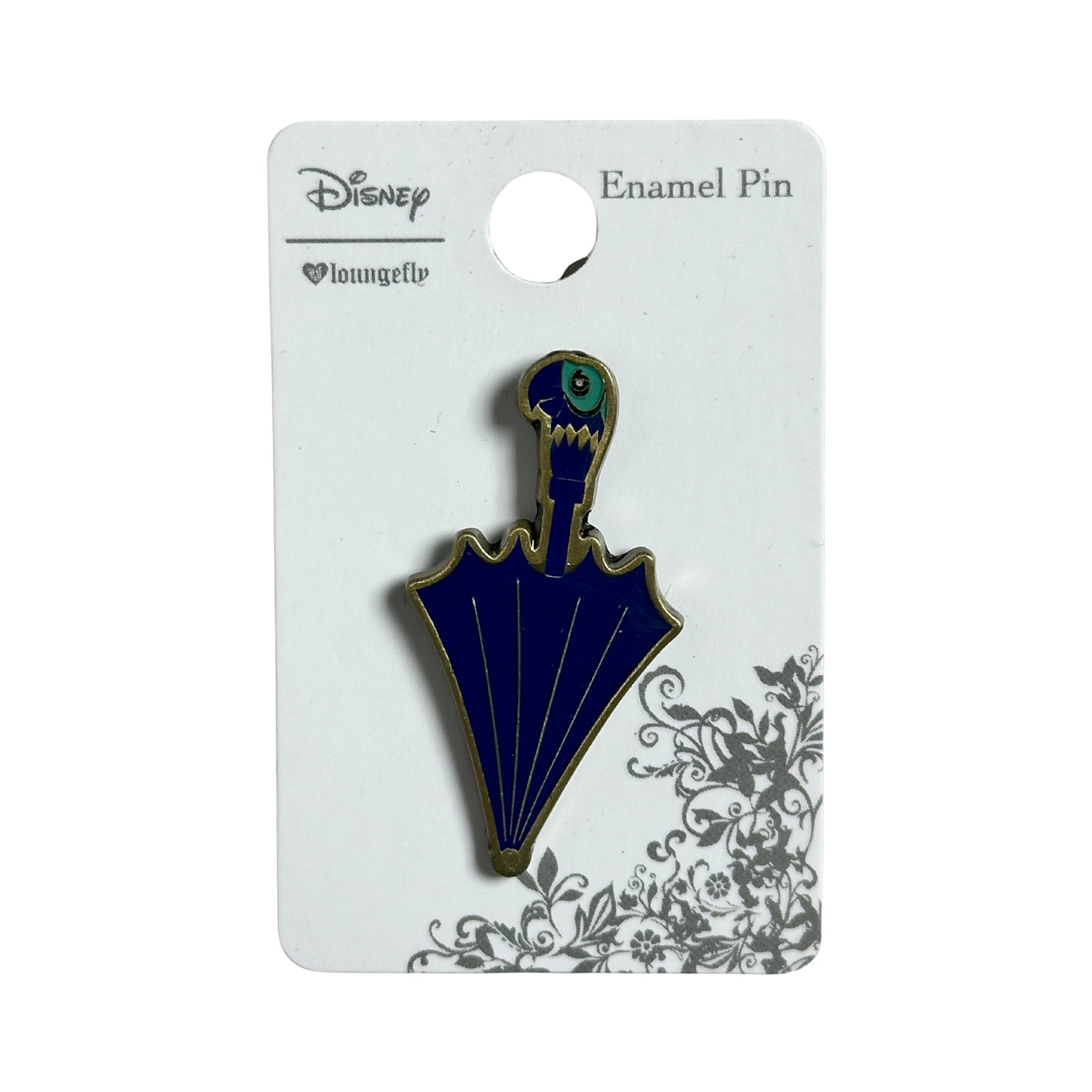 Disney Loungefly Mary Poppins Umbrella Enamel Pin: Disney Loungefly Mary Poppins Umbrella Enamel Pin. This features Mary Poppins Umbrella.
