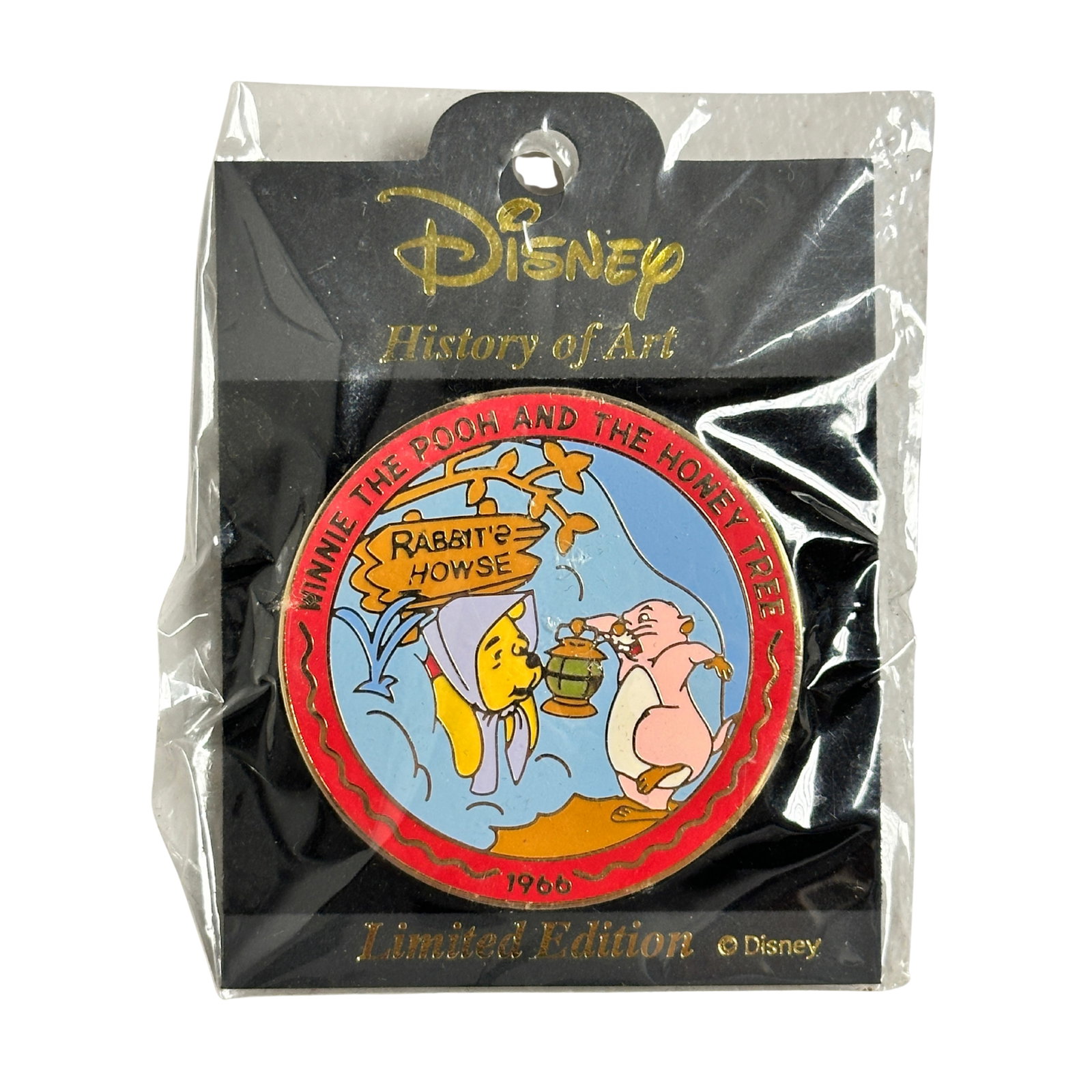 Disney History Of Art Winnie The Pooh And The Honey Tree Pin: Disney History Of Art Winnie The Pooh And The Honey Tree Pin. This features a shot of Winnie the Pooh from the short film Winnie The Pooh And The Honey Tree.
