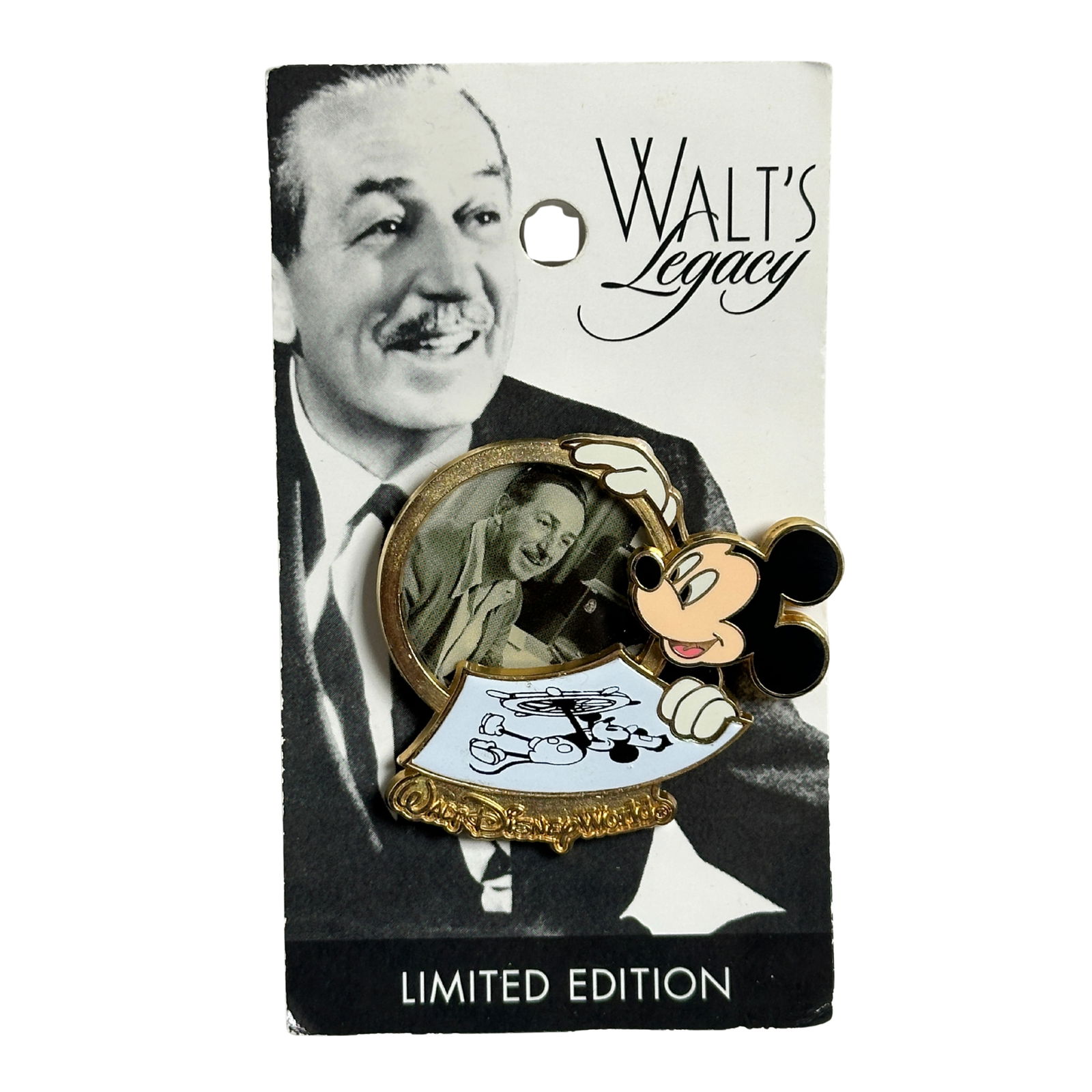 Disney WDW Walt's Legacy Mickey Steamboat Willie Pin (1 of 2)
