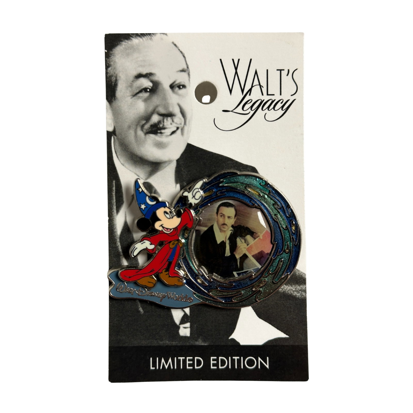 Disney WDW Walt's Legacy Fantasia Sorcerer Mickey Pin: Disney WDW Walt's Legacy Fantasia Sorcerer Mickey Pin. This features Disney WDW Walt's Legacy Fantasia Sorcerer Mickey Pin.*****FREE SHIPPING********SELECT BUYER ARRANGED SHIPPING AT CHECKOUT*****