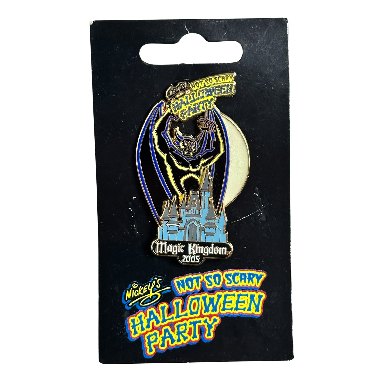 Disney Mickey's Not So Scary Halloween Party 2005 Chernabog Pin: Disney Mickey's Not So Scary Halloween Party 2005 Chernabog Pin. This features Chernabog over Cinderella's Castle.*****FREE SHIPPING********SELECT BUYER ARRANGED SHIPPING AT CHECKOUT*****