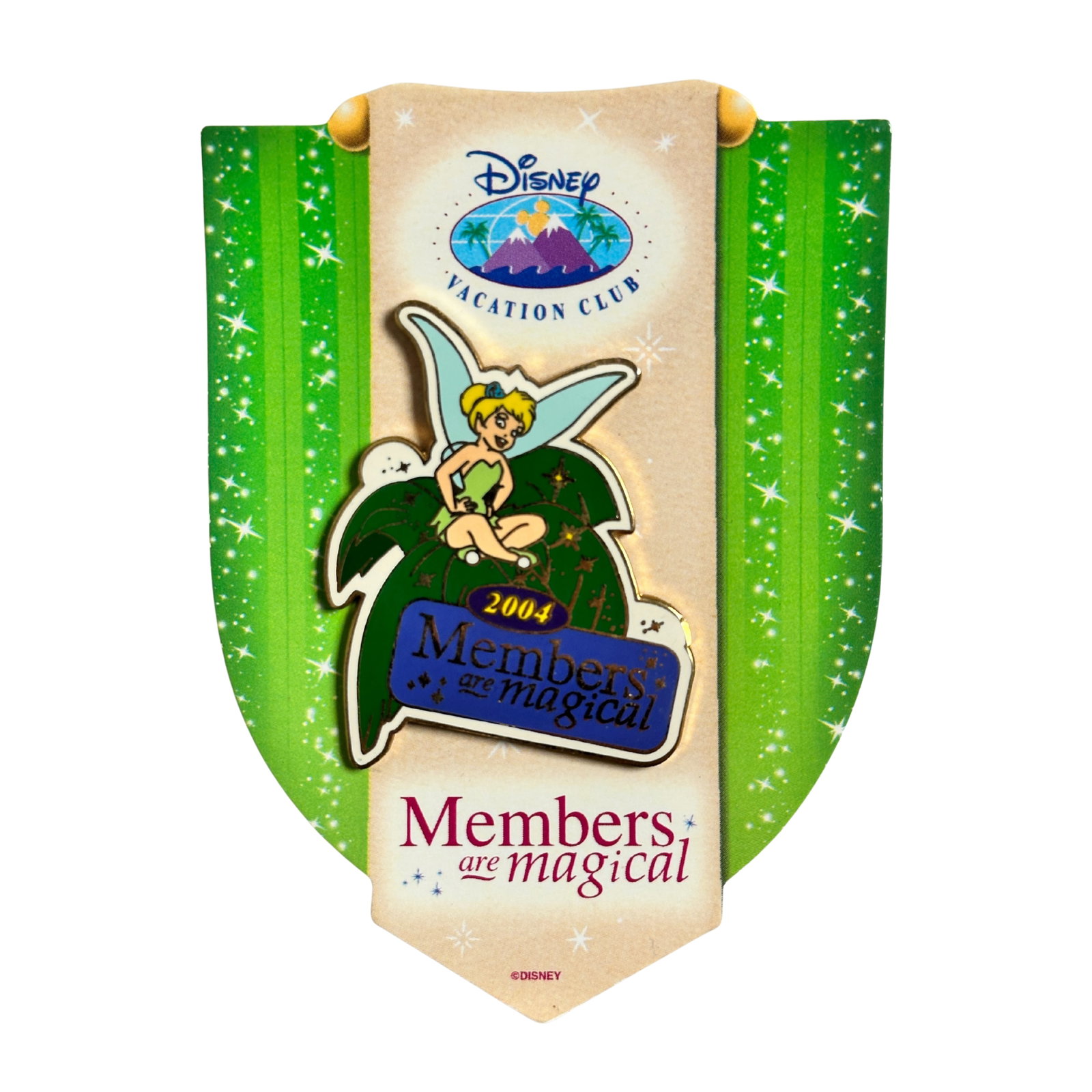 Disney Vacation Club Members Are Magical Tinker Bell Pin: Disney Vacation Club Members Are Magical Tinker Bell Pin. This features Tinker Bell sleeping on a leaf.*****FREE SHIPPING********SELECT BUYER ARRANGED SHIPPING AT CHECKOUT*****