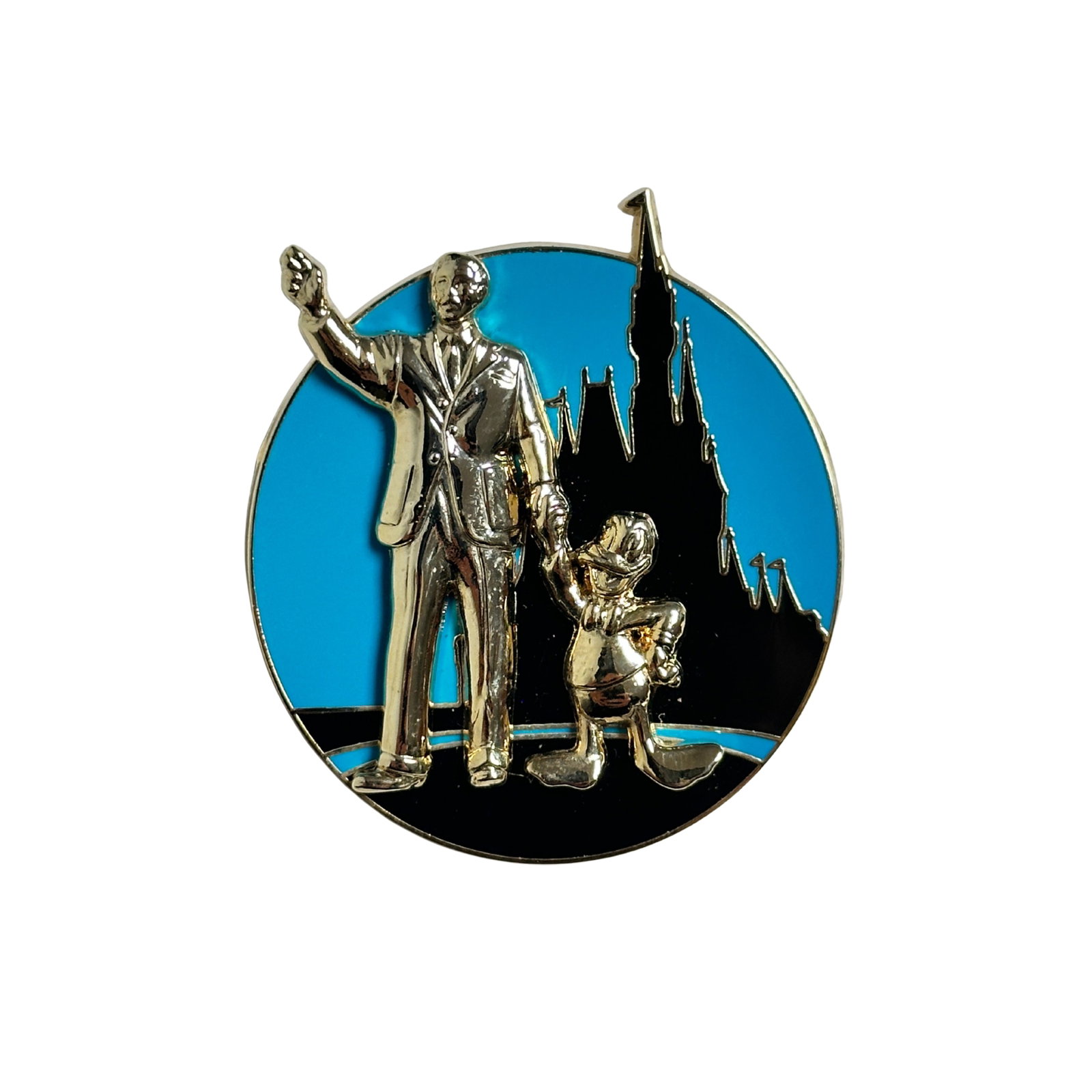 Disney WDW April Fools Day Walt & Donald Partners Statue Cast Exclusive Pin: Disney WDW April Fools Day Walt & Donald Partners Statue Cast Exclusive Pin. This Limited Edition, Cast Exclusive pin features Walt Disney standing with Donald Duck and celebrates April Fool's Day 200