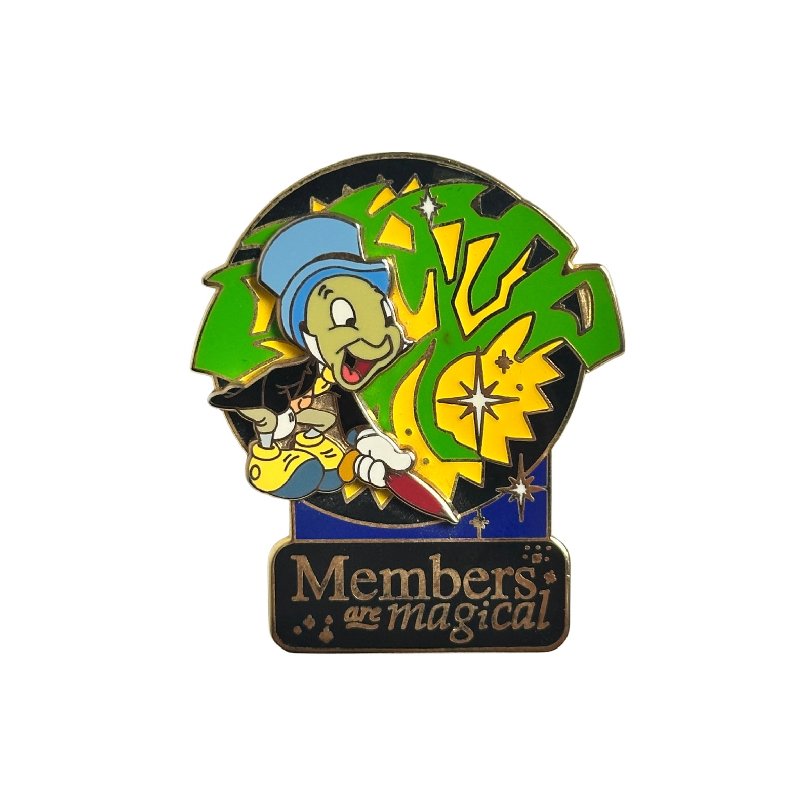 Disney WDW Members Are Magical 2004 Jiminy Cricket Pin: Disney WDW Members Are Magical 2004 Jiminy Cricket Pin. This Limited Edition pin features Jiminy Cricket and the Tree of Life from Walt Disney World's Animal Kingdom Park.*****FREE SHIPPING********SEL