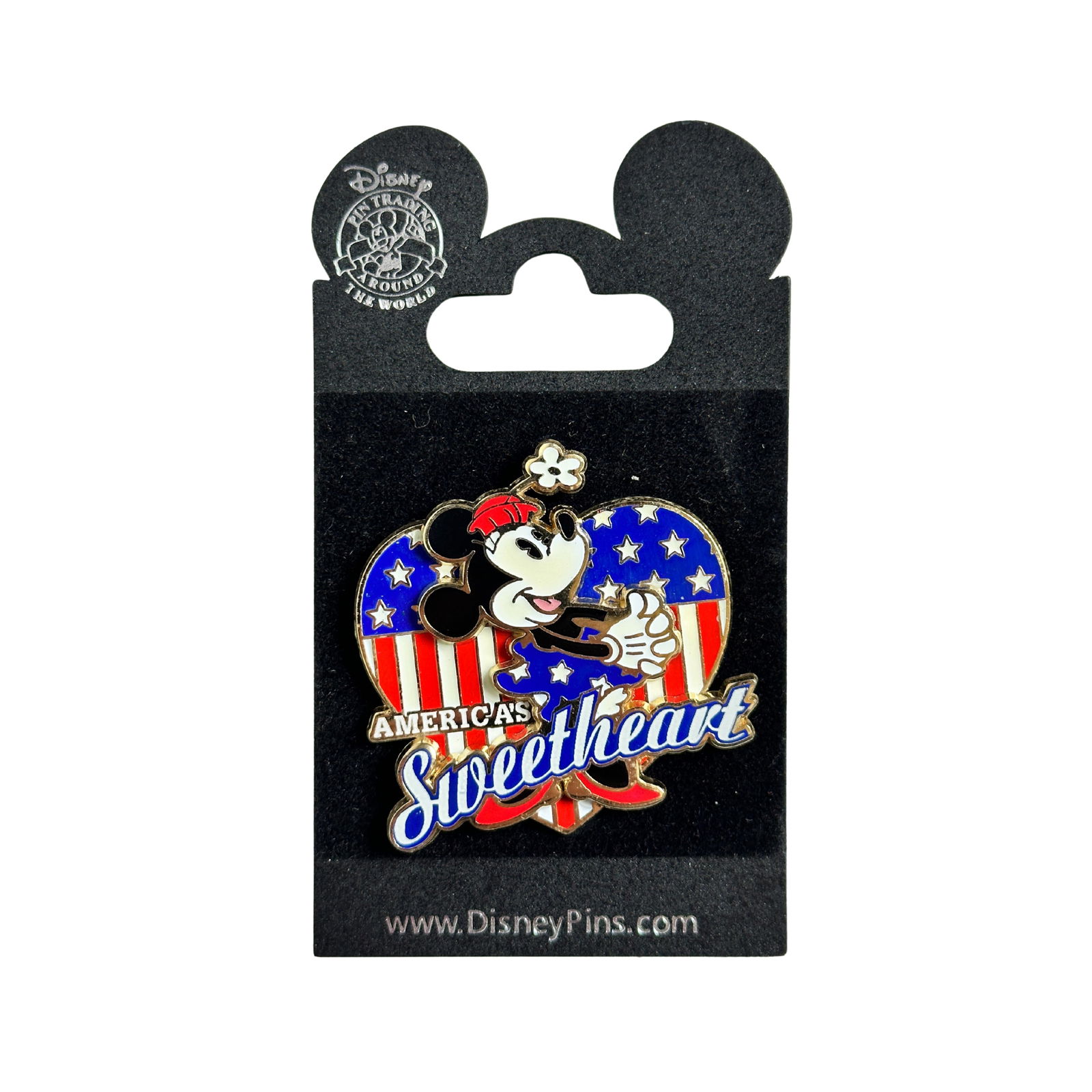 Disney WDW America's Sweetheart Minnie Mouse Patriotic Pin (1 of 2)
