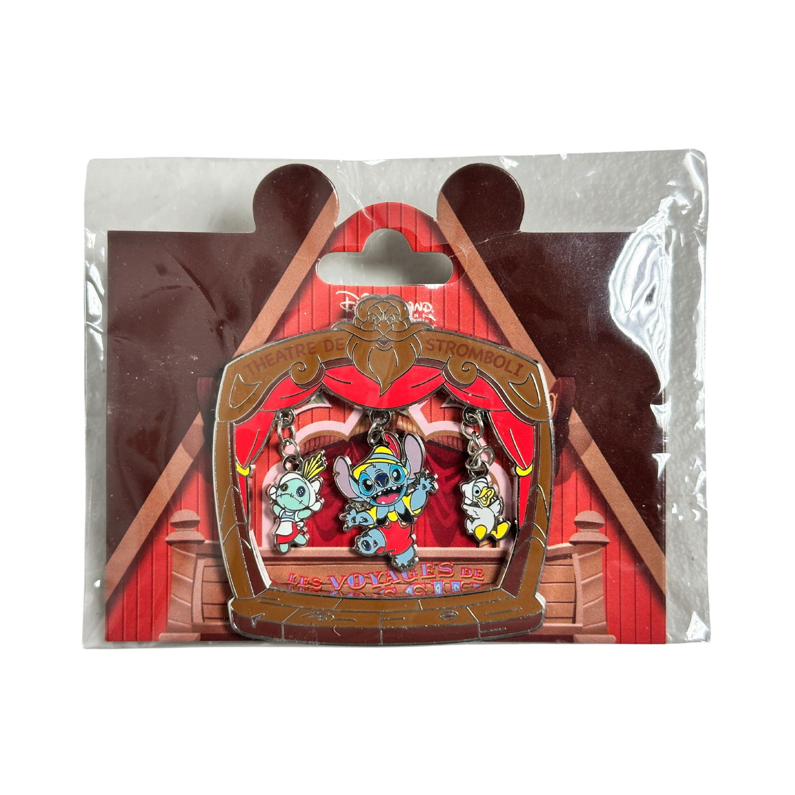 Disney DLP Les Voyages De Pinocchio Stitch  Pin (1 of 2)