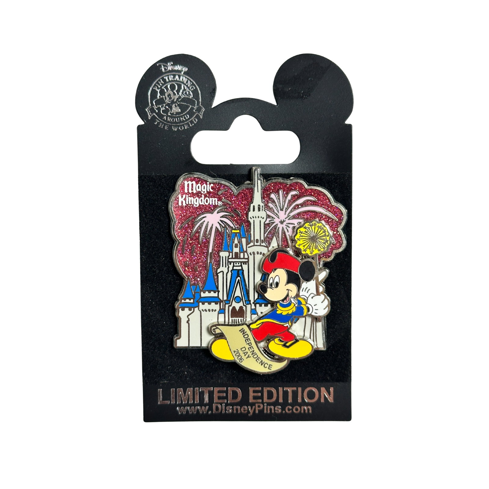 Disney WDW Magic Kingdom Mickey Independence Day 2006 Pin (1 of 2)