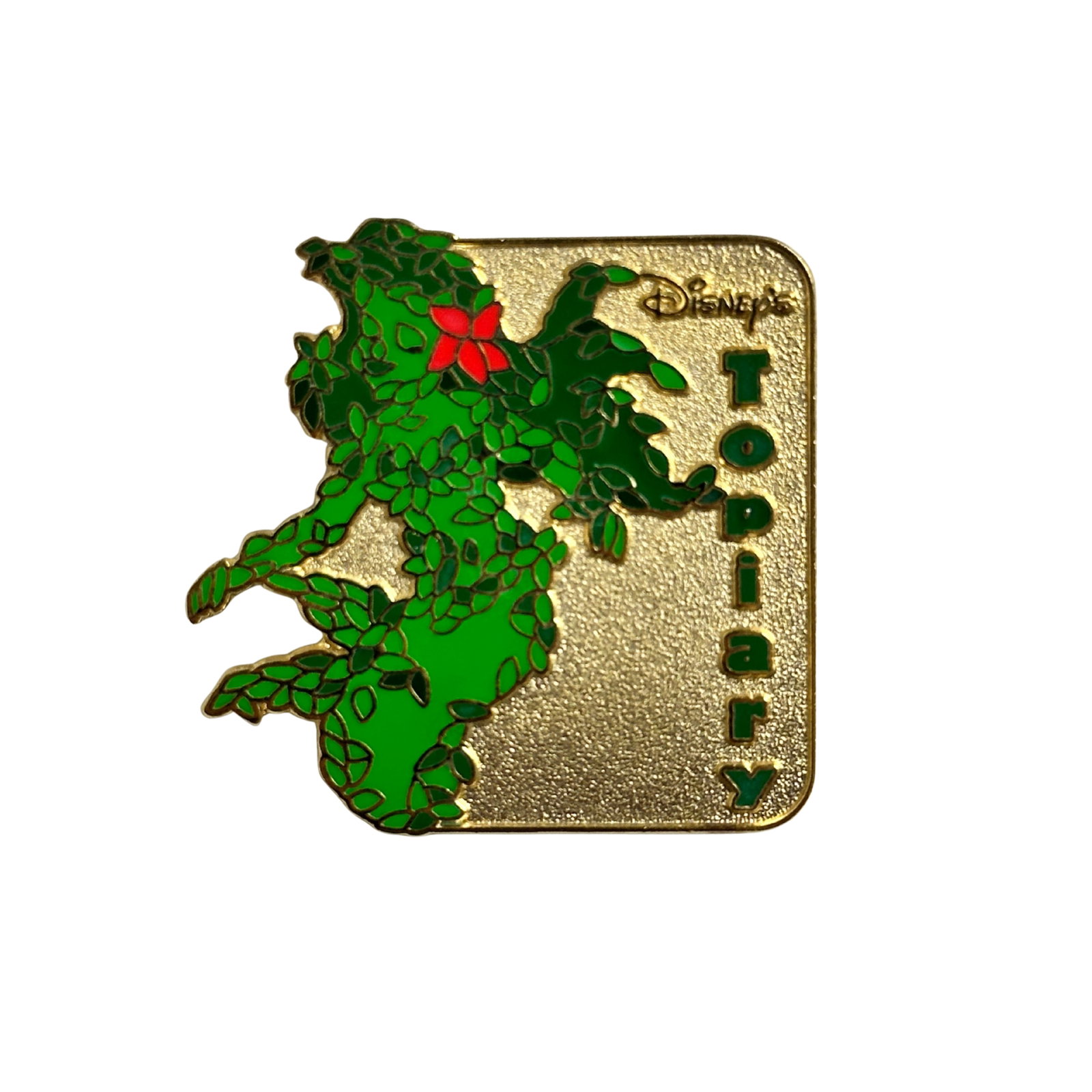 Disney WDW The Little Mermaid Ariel Topiary Hidden Mickey Pin: Disney WDW The Little Mermaid Ariel Topiary Hidden Mickey Pin. This pin features Ariel from "The Little Mermaid". It depicts Ariel from the Little Mermaid in a topiary design. Ariel has a pink flower 