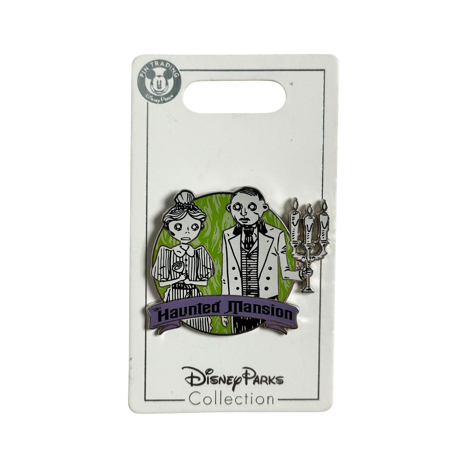 Disney WDW Haunted Mansion Ghost Hosts Maid & Butler Pin (1 of 2)
