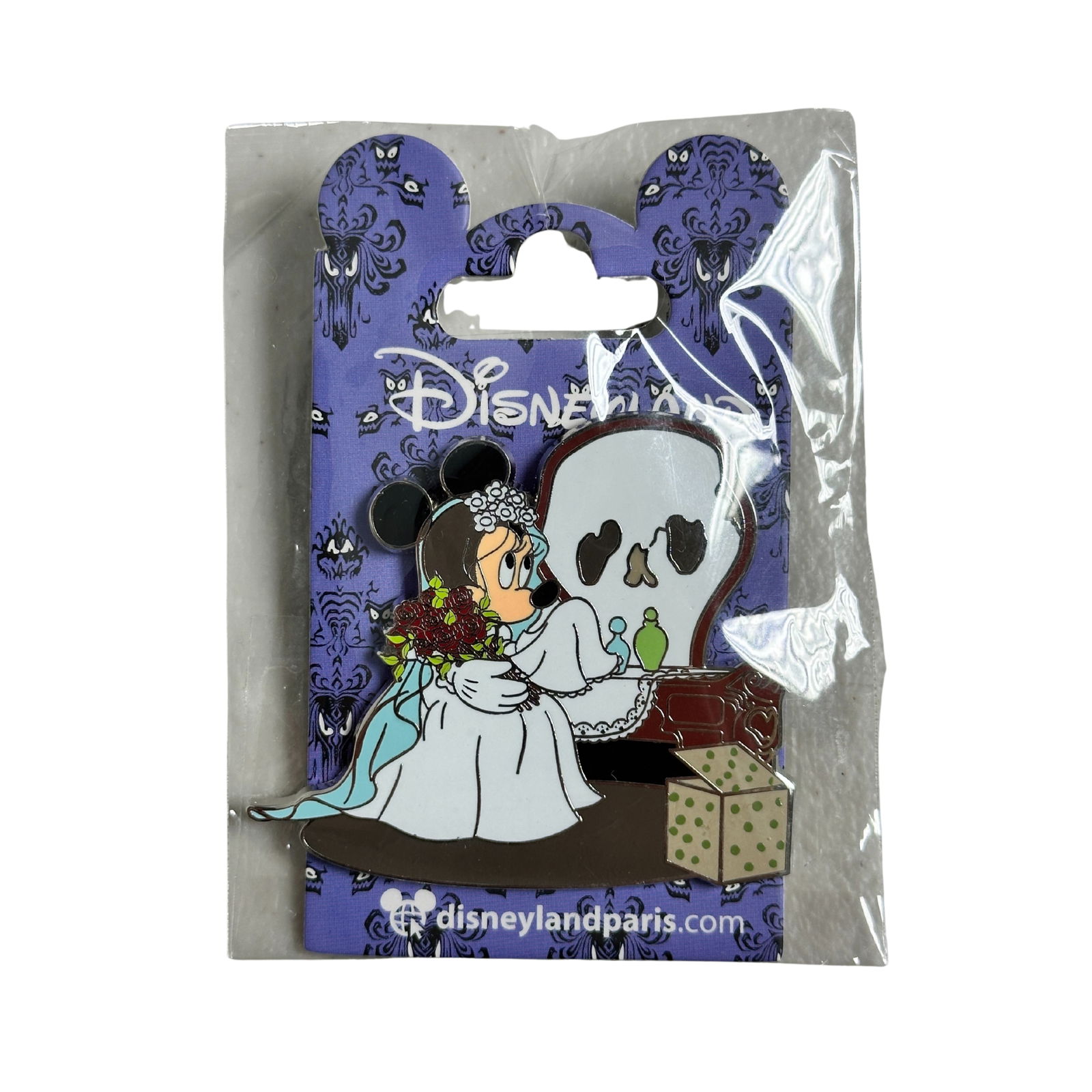 Disney DLP Haunted Mansion/Phantom Minnie Mouse Bride Pin (1 of 2)