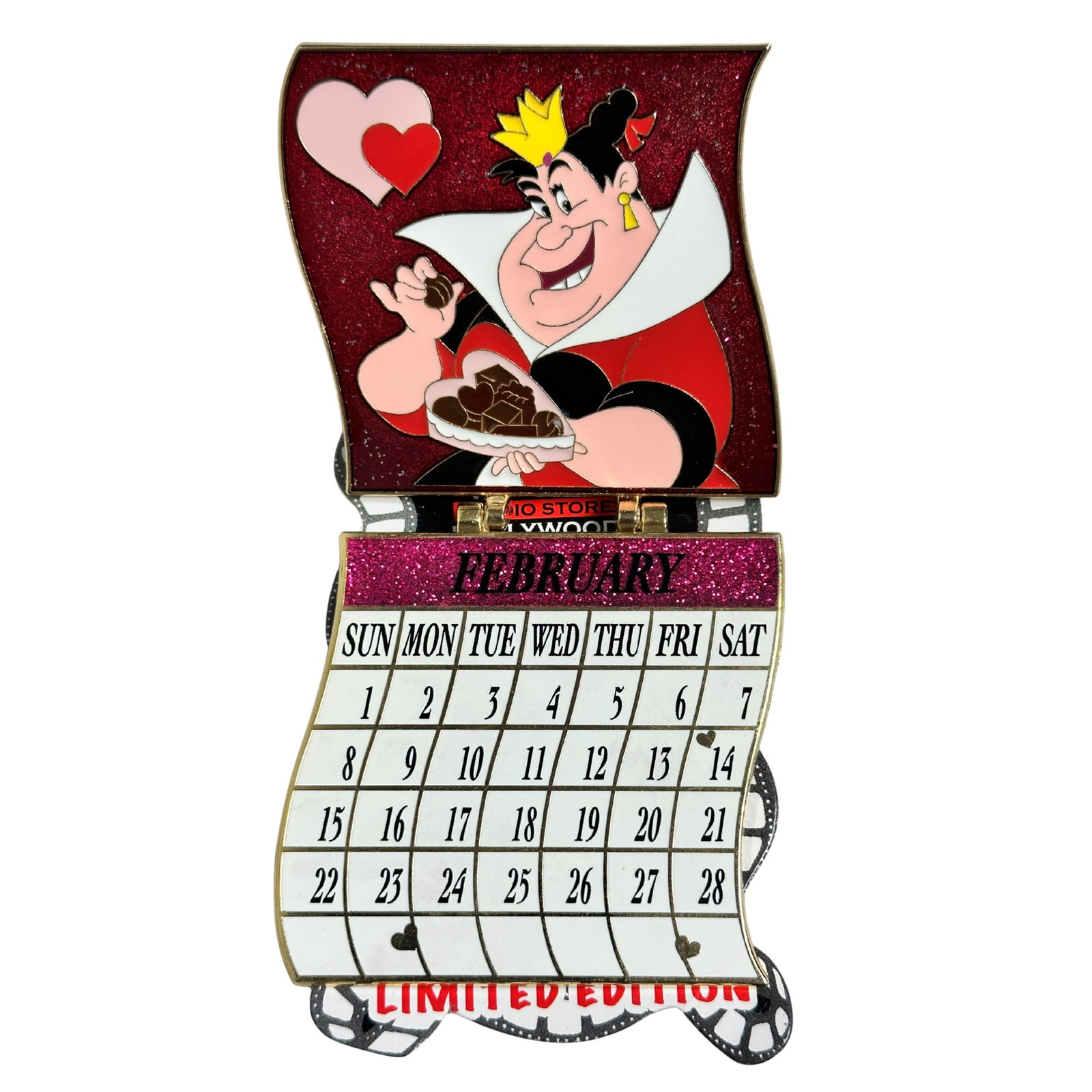 Disney DSSH Villains Calendar February 2015 King Queen of Hearts & King of Hear Pin: Disney DSSH Villains Calendar February 2015 King Queen of Hearts & King of Hear Pin. Second in the 2015 surprise release of the Villains calendar. The King of Hearts is on the outside of the pin and t