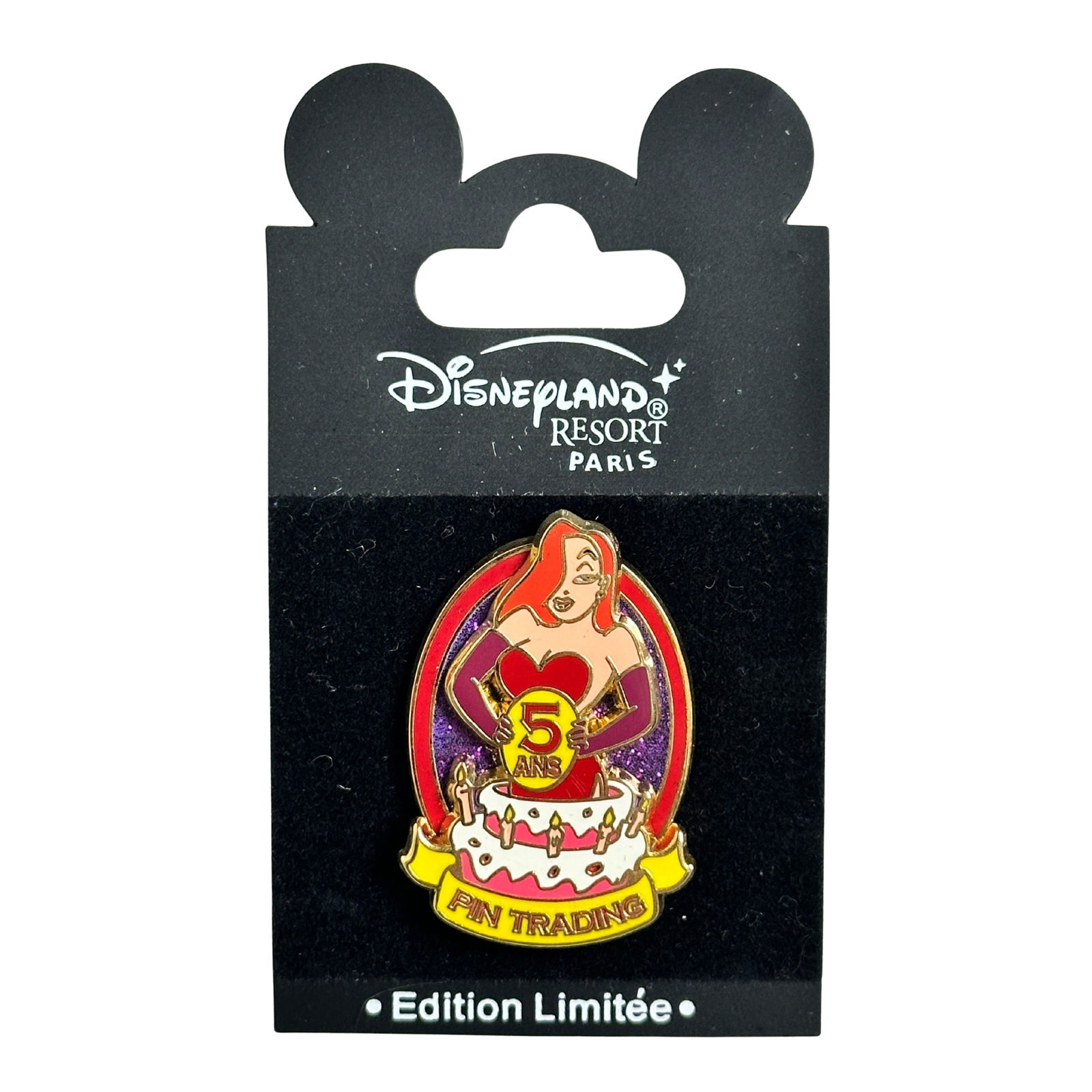 Disney DLP 5th Anniversary Jessica Rabbit Pin (1 of 2)