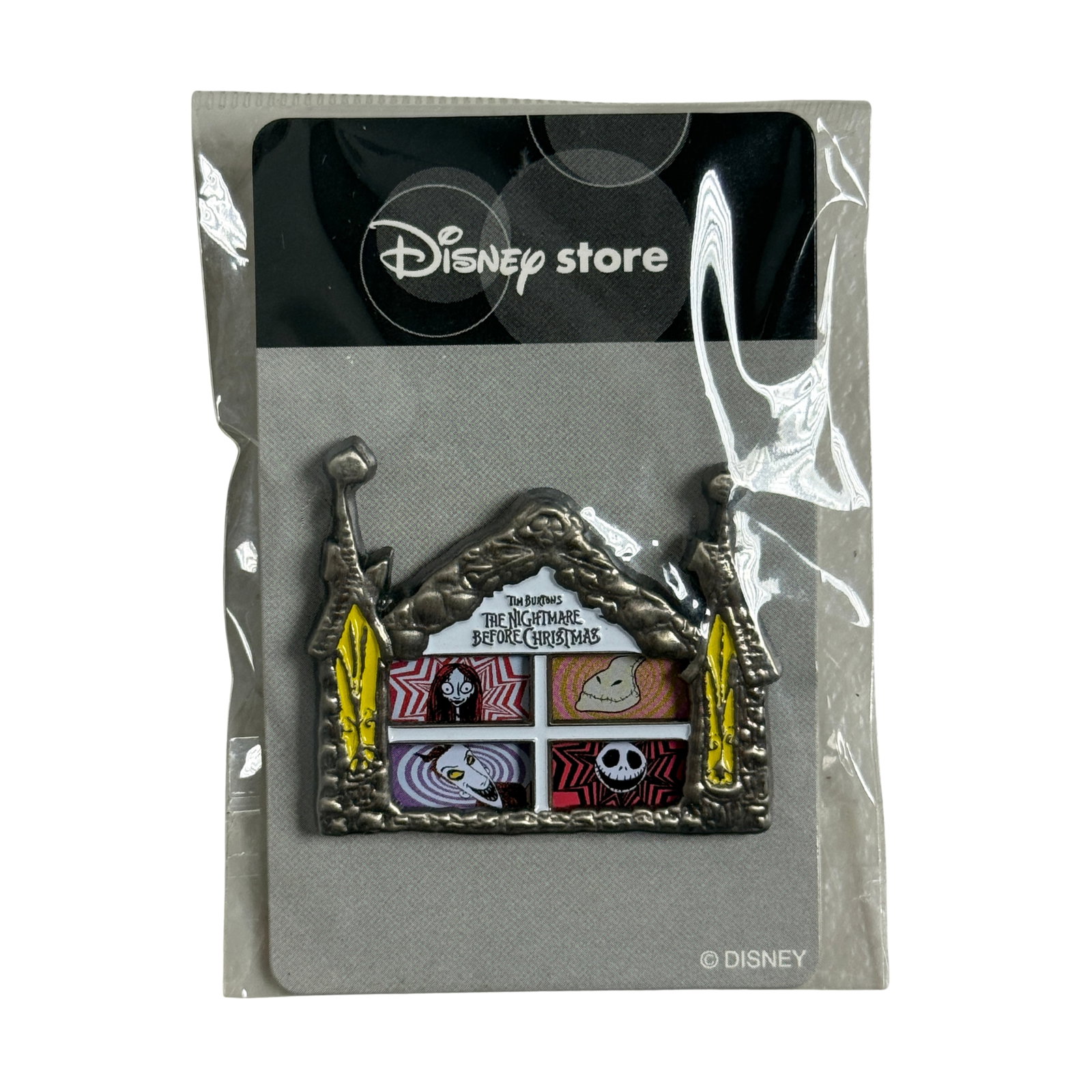 Disney JDS The Nightmare Before Christmas House & Window Slider Pin: Disney JDS The Nightmare Before Christmas House & Window Slider Pin. This features Sally, Oogie Boogie, Shock, & Jack.*****FREE SHIPPING********SELECT BUYER ARRANGED SHIPPING AT CHECKOUT*****