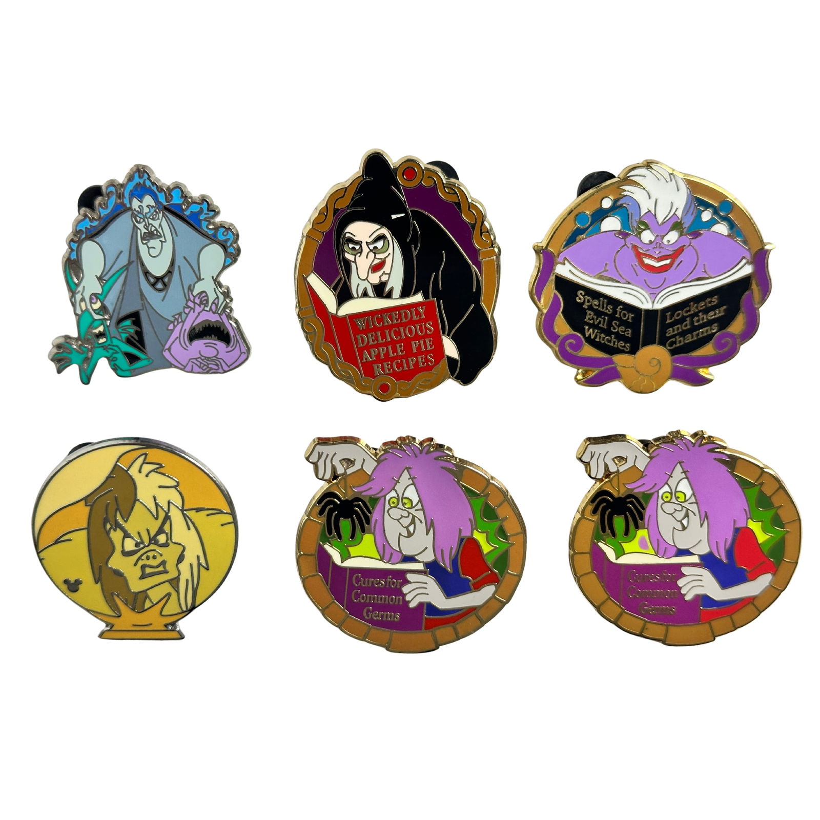 Disney WDW Villains Assorted Pin Lot Of 6 (1 of 2)