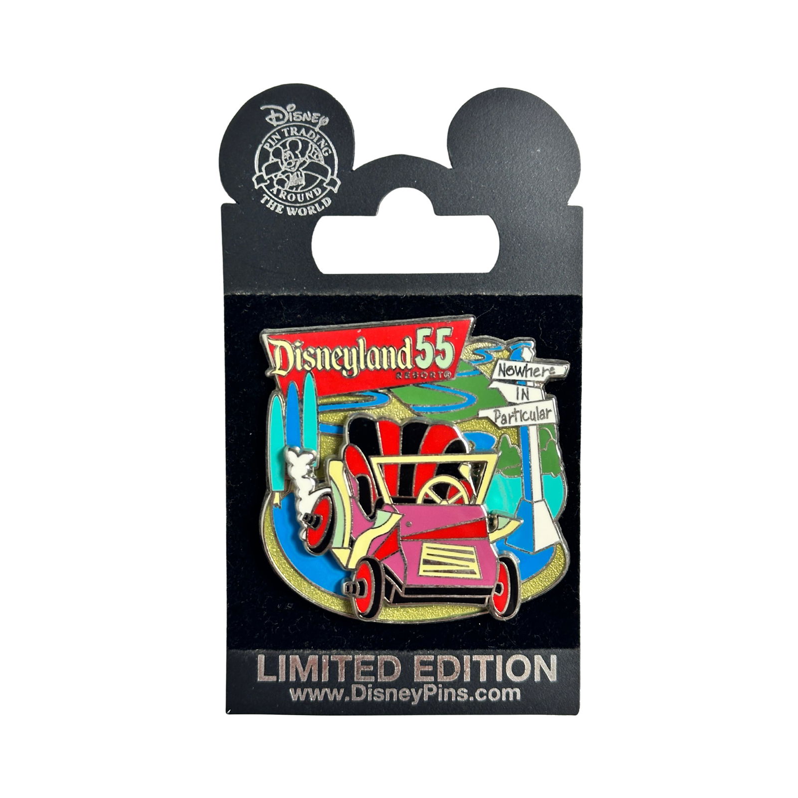 Disney DLR 55th Anniversary Mr. Toad's Wild Ride Retro Cast Exclusive Pin (1 of 2)