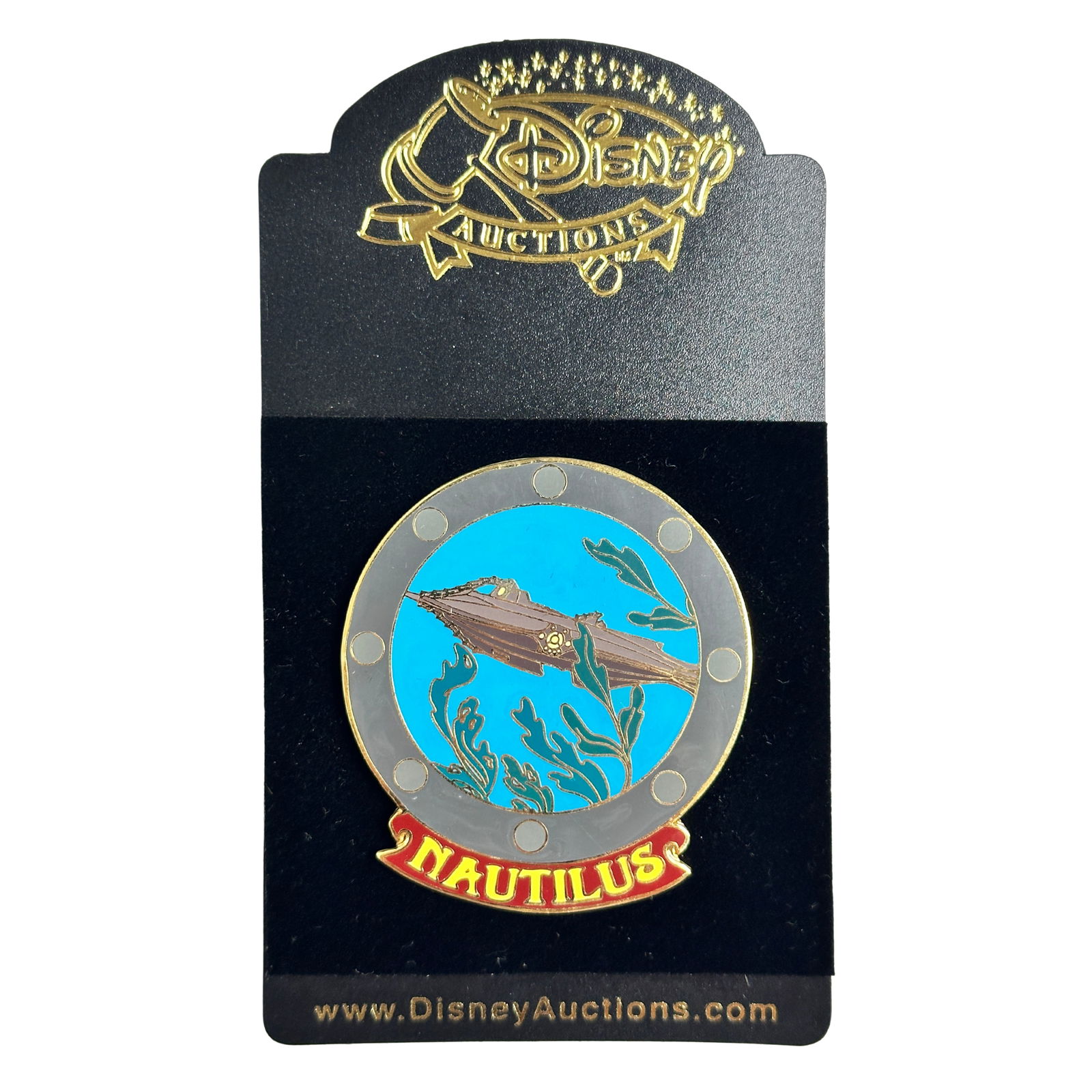 Disney Auctions 20,000 Leagues Nautilus Porthole Pin (1 of 2)