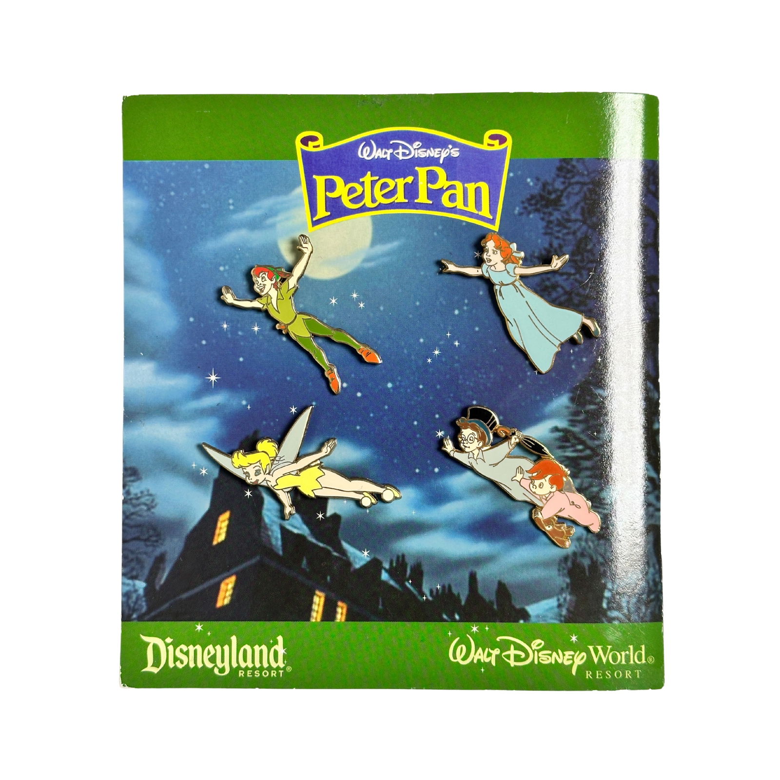 Disney DLR Peter Pan Booster Pin Set Of 4 (1 of 2)