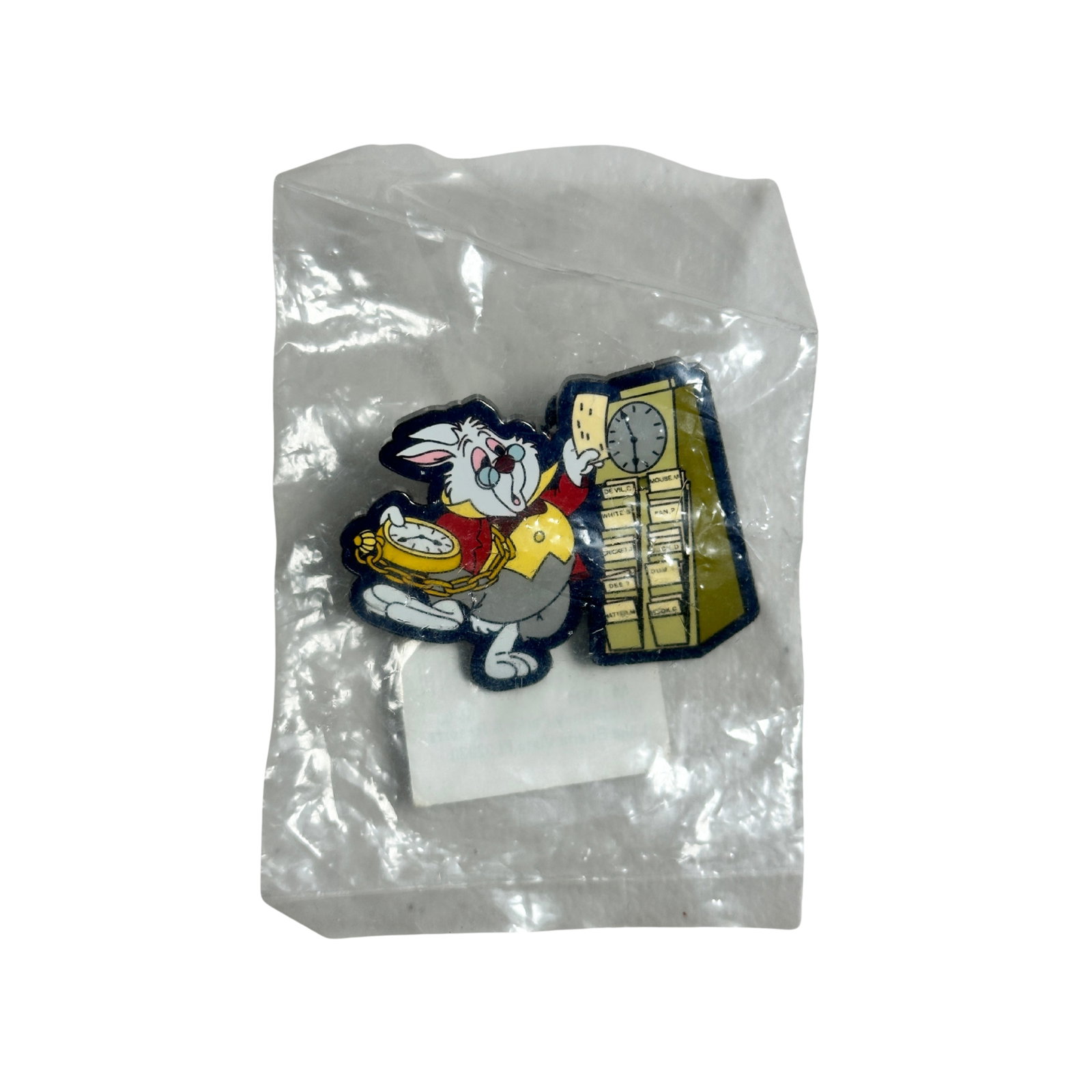 Disney WDW Alice In Wonderland White Rabbit Backstage Pass Series Pin: Disney WDW Alice In Wonderland White Rabbit Backstage Pass Series Pin. This limited edition pin released at the WDW Cast Member Pin Party at Mickey's Retreat features White Rabbit from Alice in Wonder
