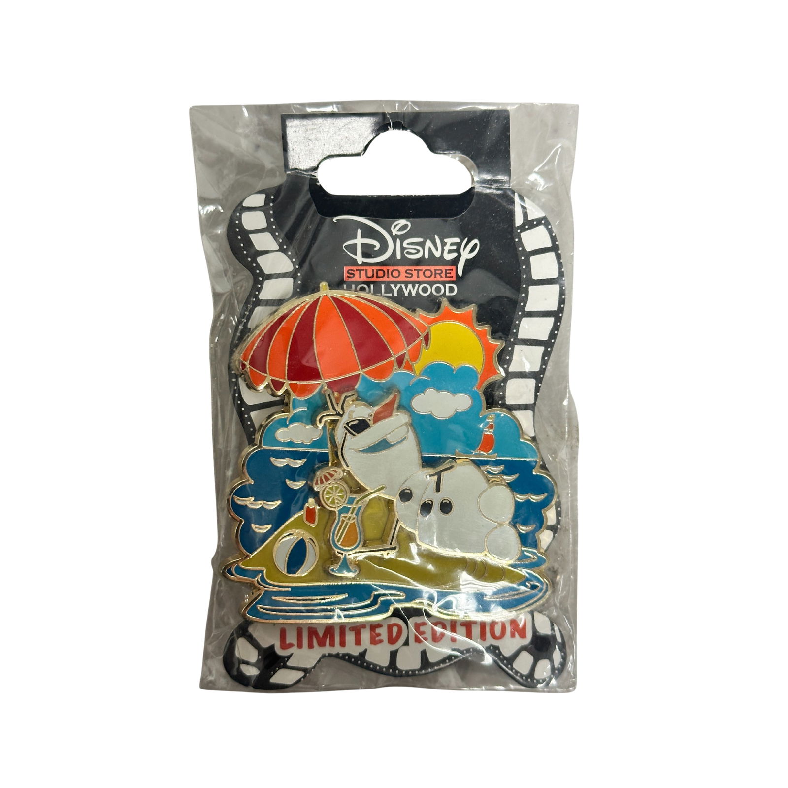 Disney DSSH Soda Fountain Frozen Olaf Summer Beach Pin (1 of 2)
