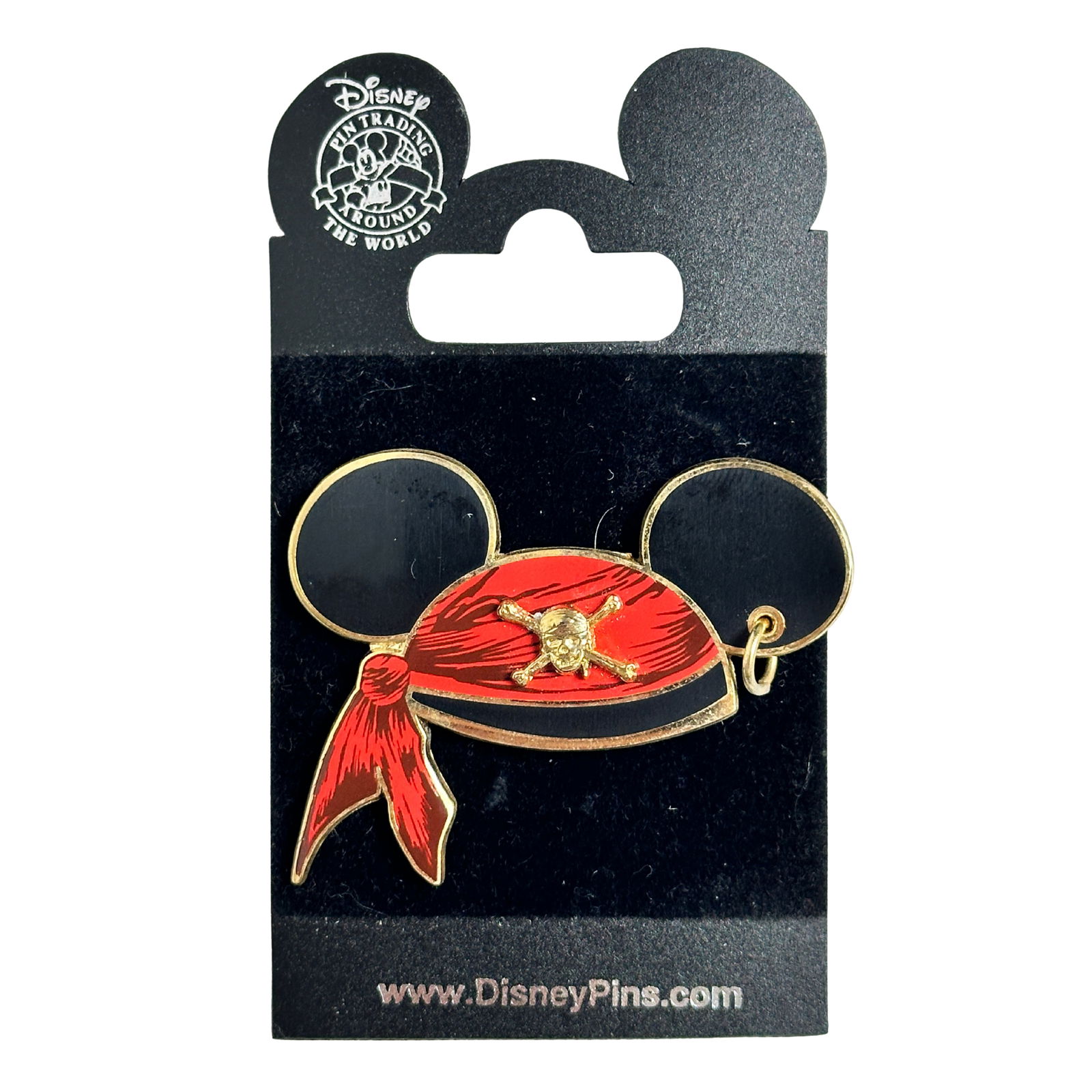 Disney WDW Mickey Mouse Ear Hat Pirates of the Caribbean Icon Pin (1 of 2)