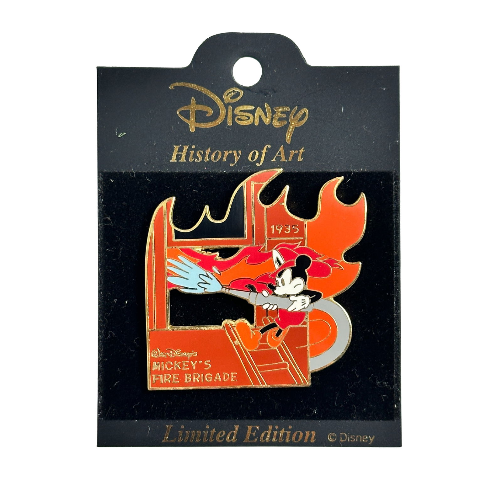 Disney TDR History Of Art Mickeys Fire Brigade 1935 Mickey Mouse Pin (1 of 2)