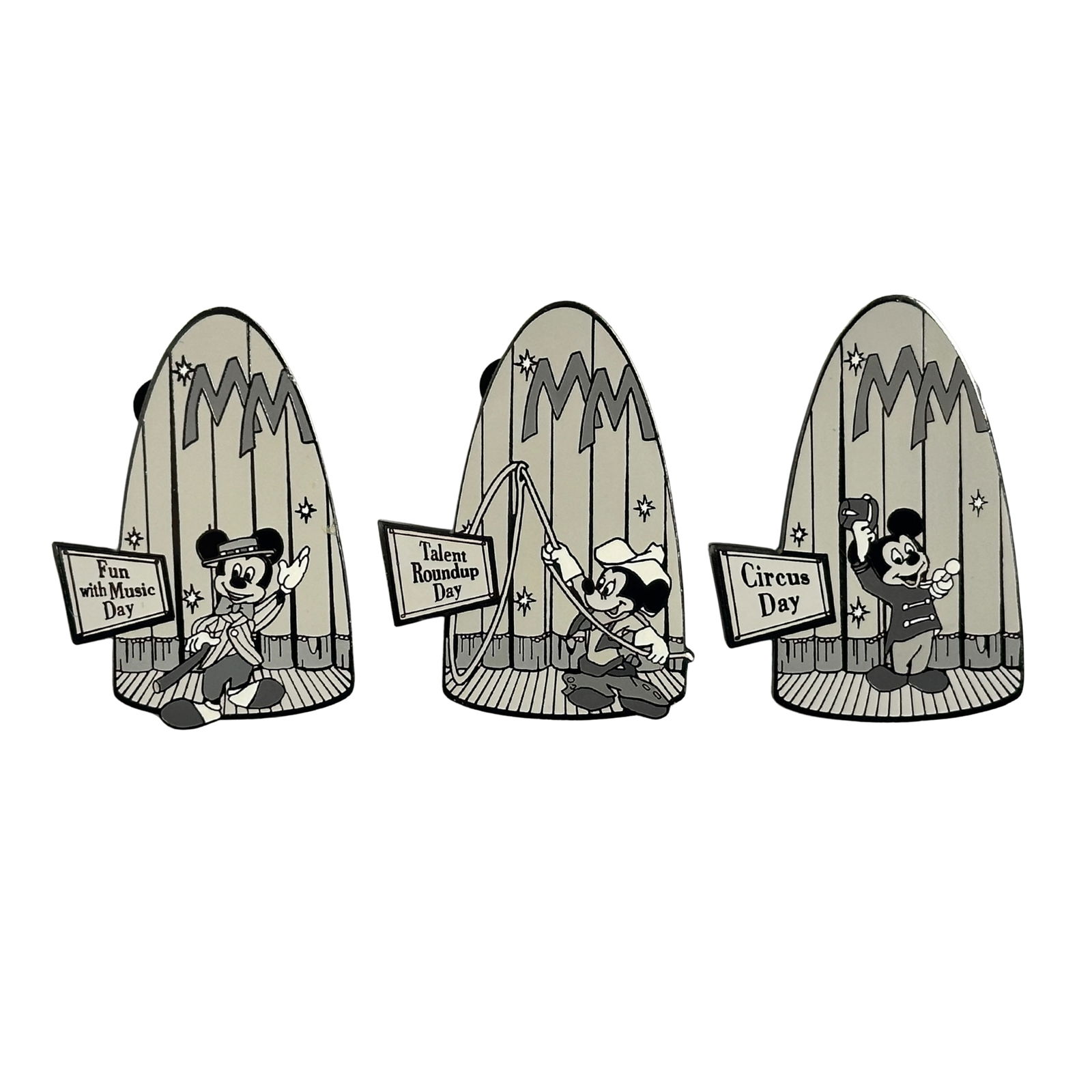 Disney Auctions Mickey Mouse Club Day Of The Week Pin Lot Of 3 (1 of 2)