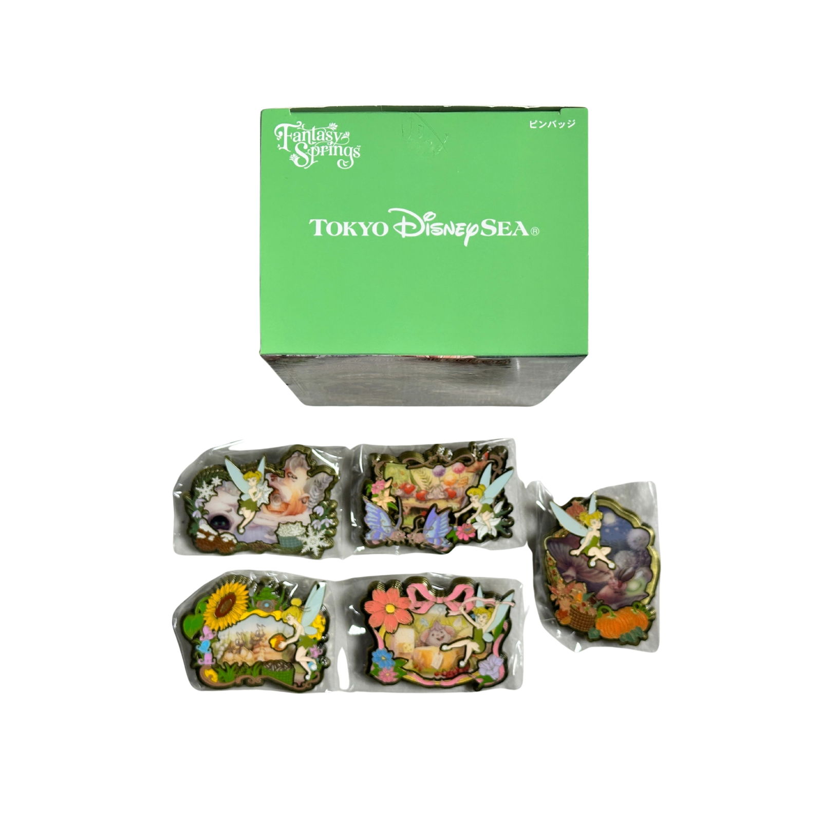 Disney TDS Fantasy Springs Tinker Bell's Busy Buggies Mystery Pin Set Of 5 (1 of 4)