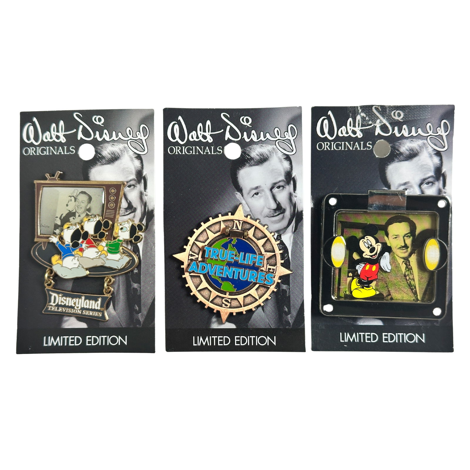 Disney WDW Walt Disney Originals Collection Pin Lot Of 3 (1 of 2)