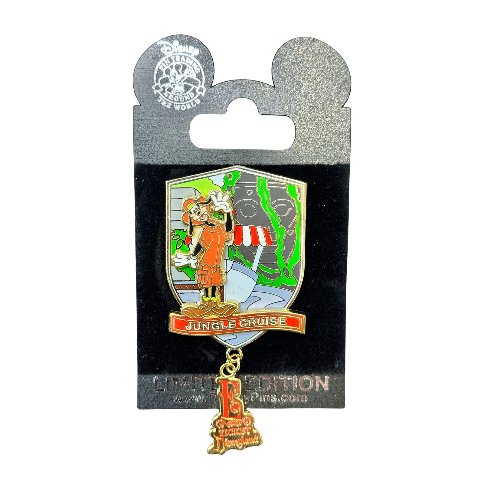 Disney DLR E Ticket Goofy Jungle Cruise Pin (1 of 2)