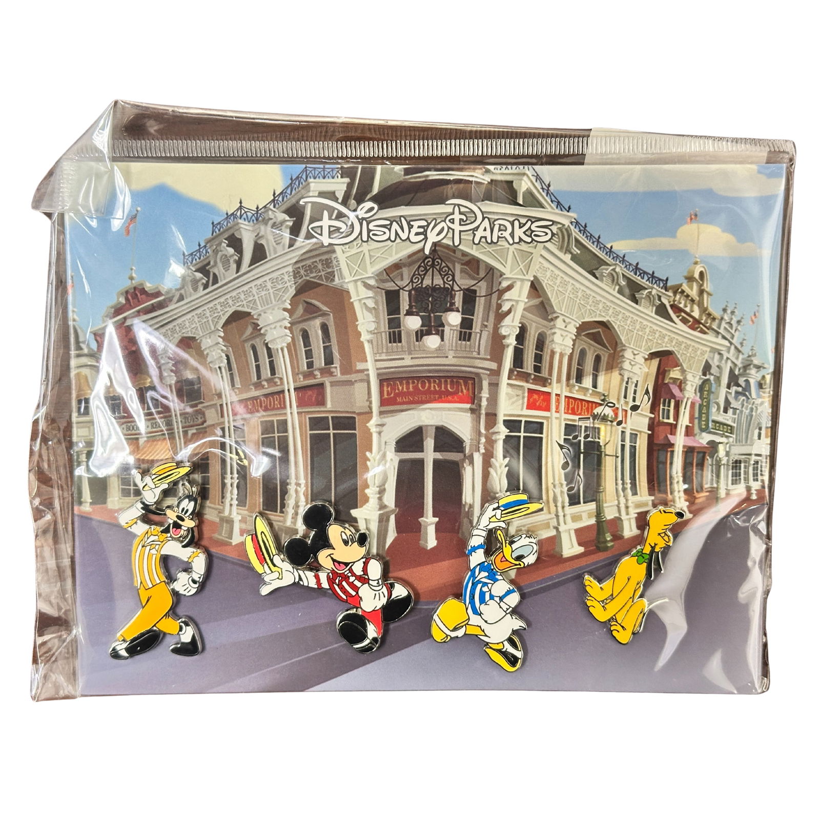 Disney WDW Dapper Dan's Quartet Booster Pin Set Of 4 (1 of 2)