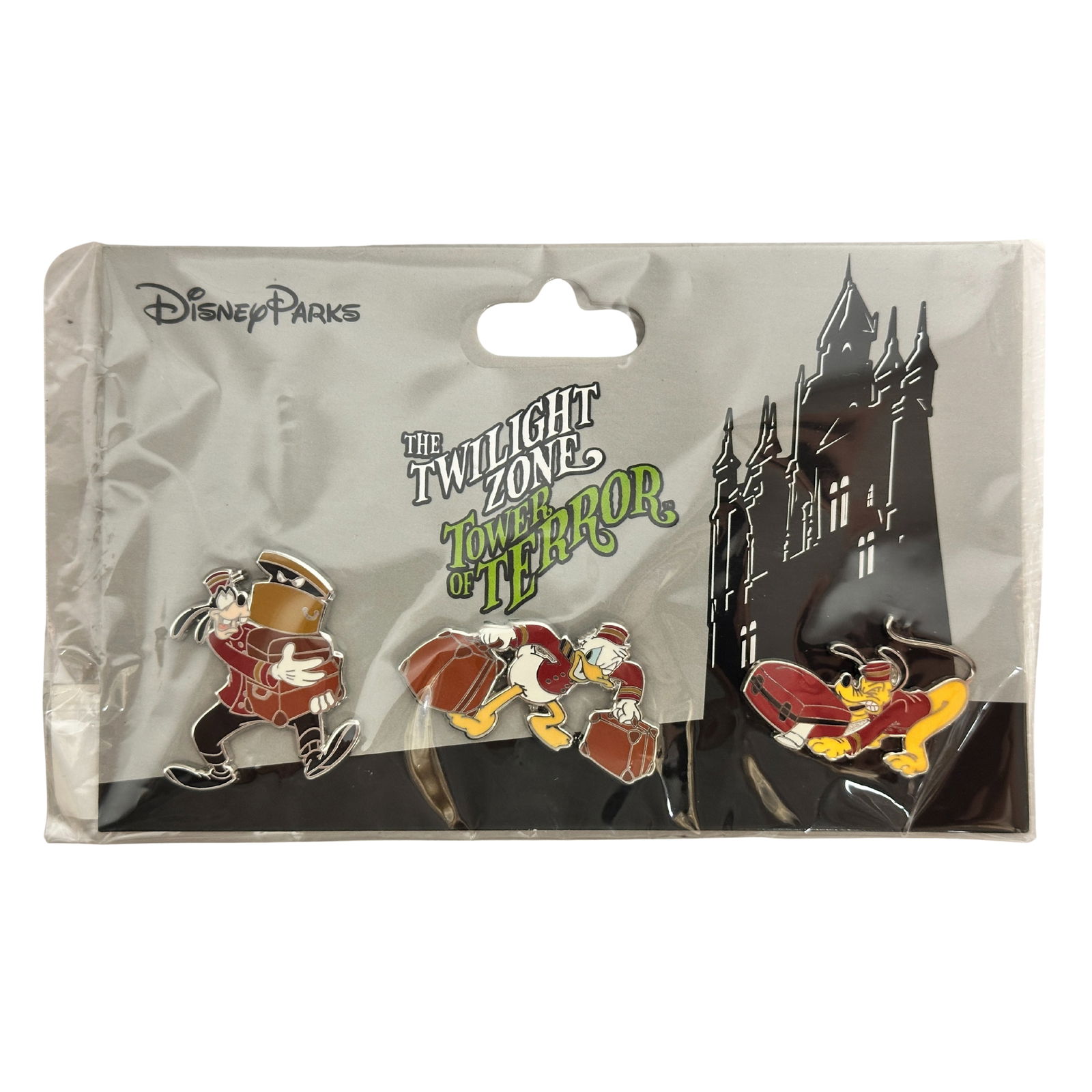 Disney DIS The Twilight Zone Tower Of Terror Bellhop Pin Set Of 3 (1 of 2)